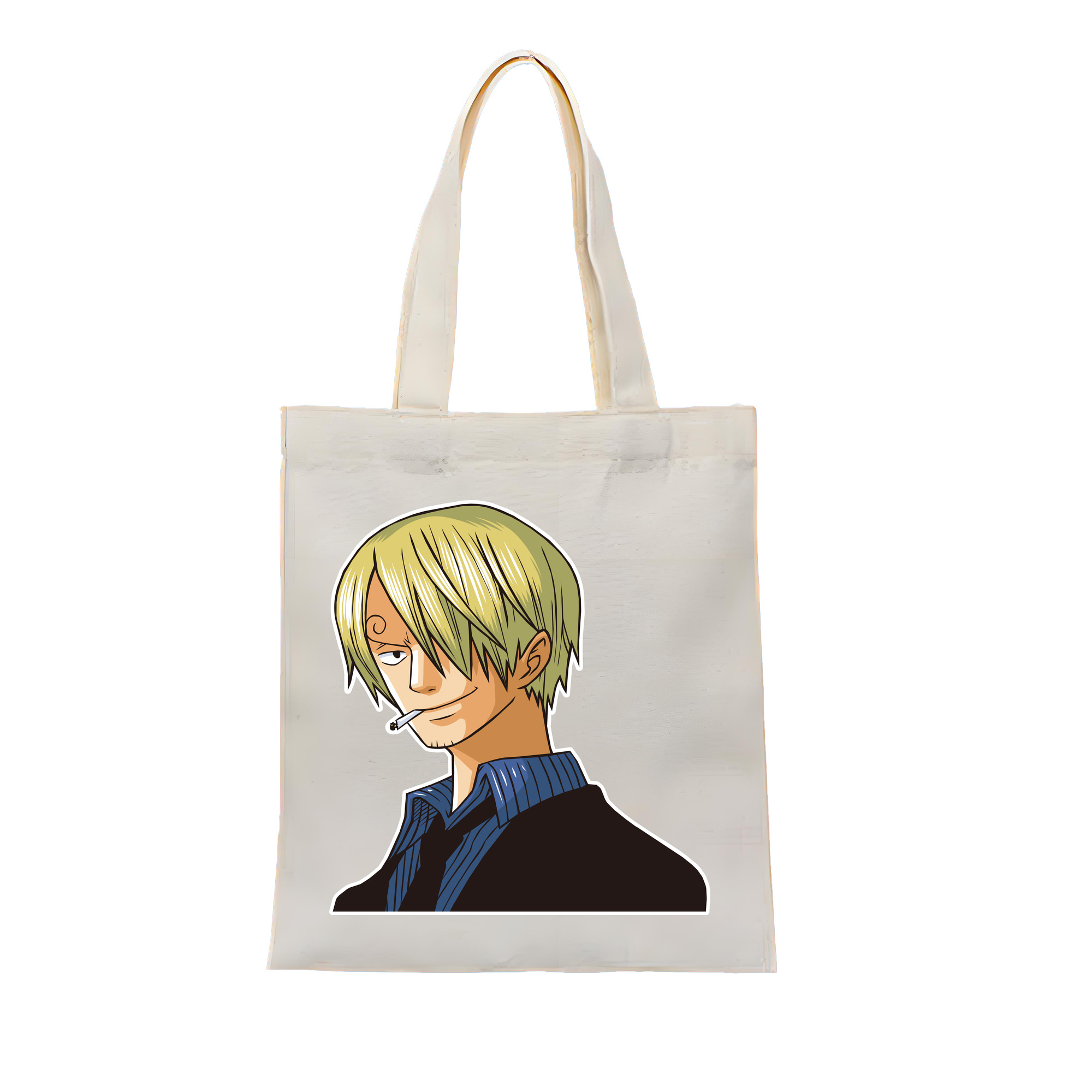 ワンピース サンジ ONE PIECE Sanji 縦型キャンバス生地手提げバッグ　トートバッグ