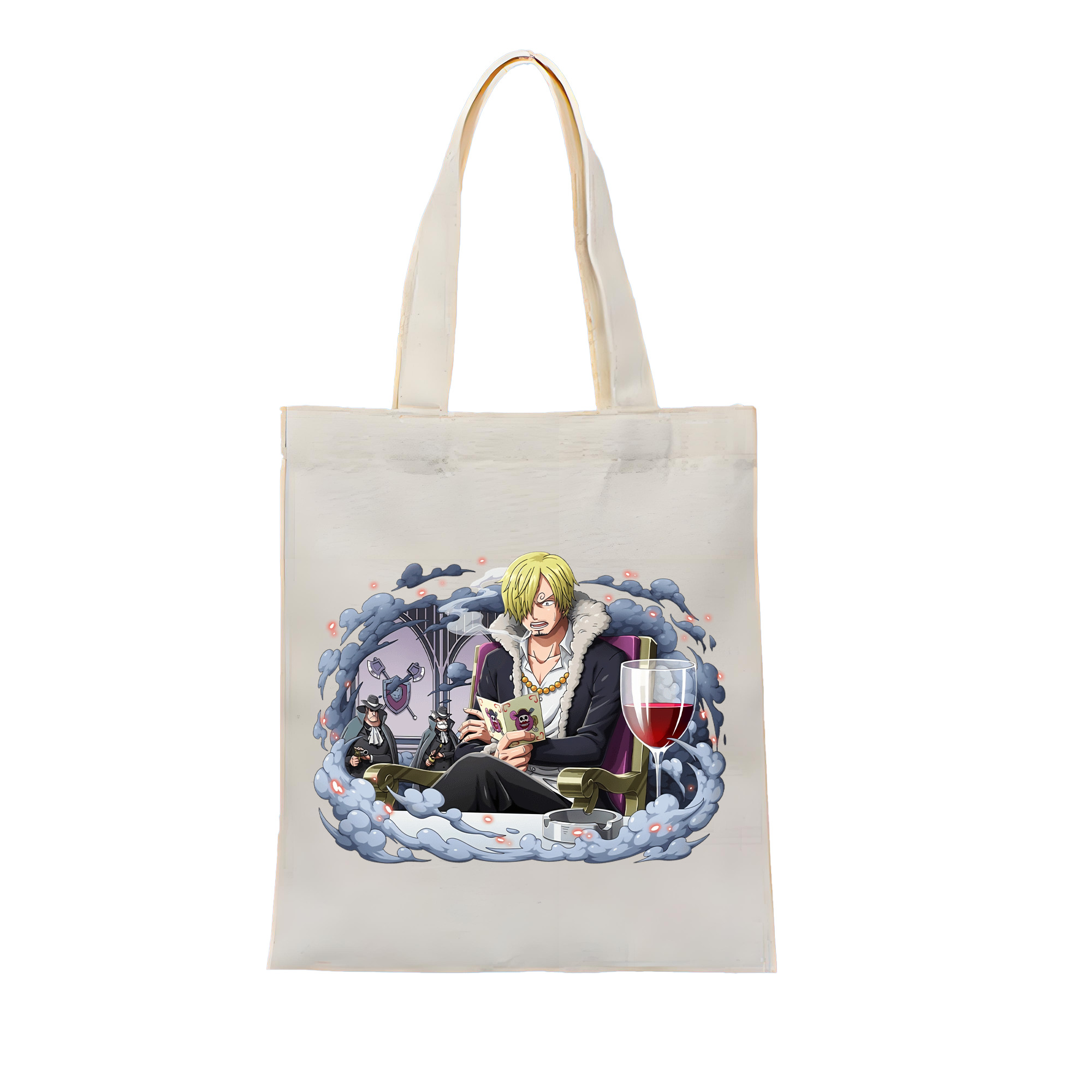 ワンピース サンジ ONE PIECE Sanji 縦型キャンバス生地手提げバッグ　トートバッグ
