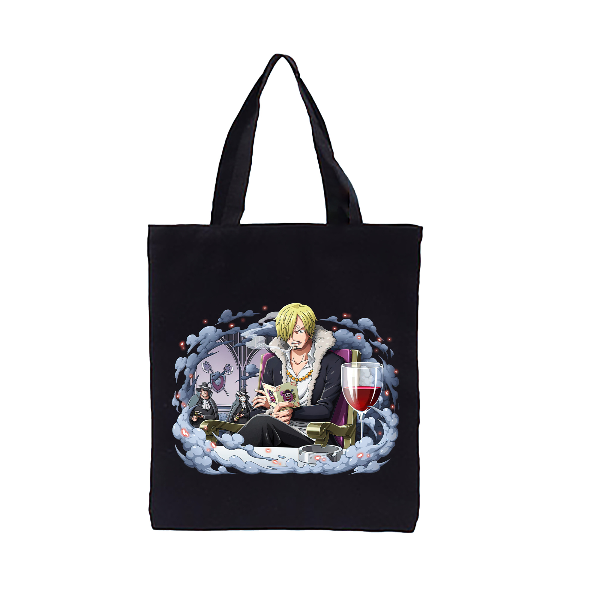 ワンピース サンジ ONE PIECE Sanji 縦型キャンバス生地手提げバッグ　トートバッグ