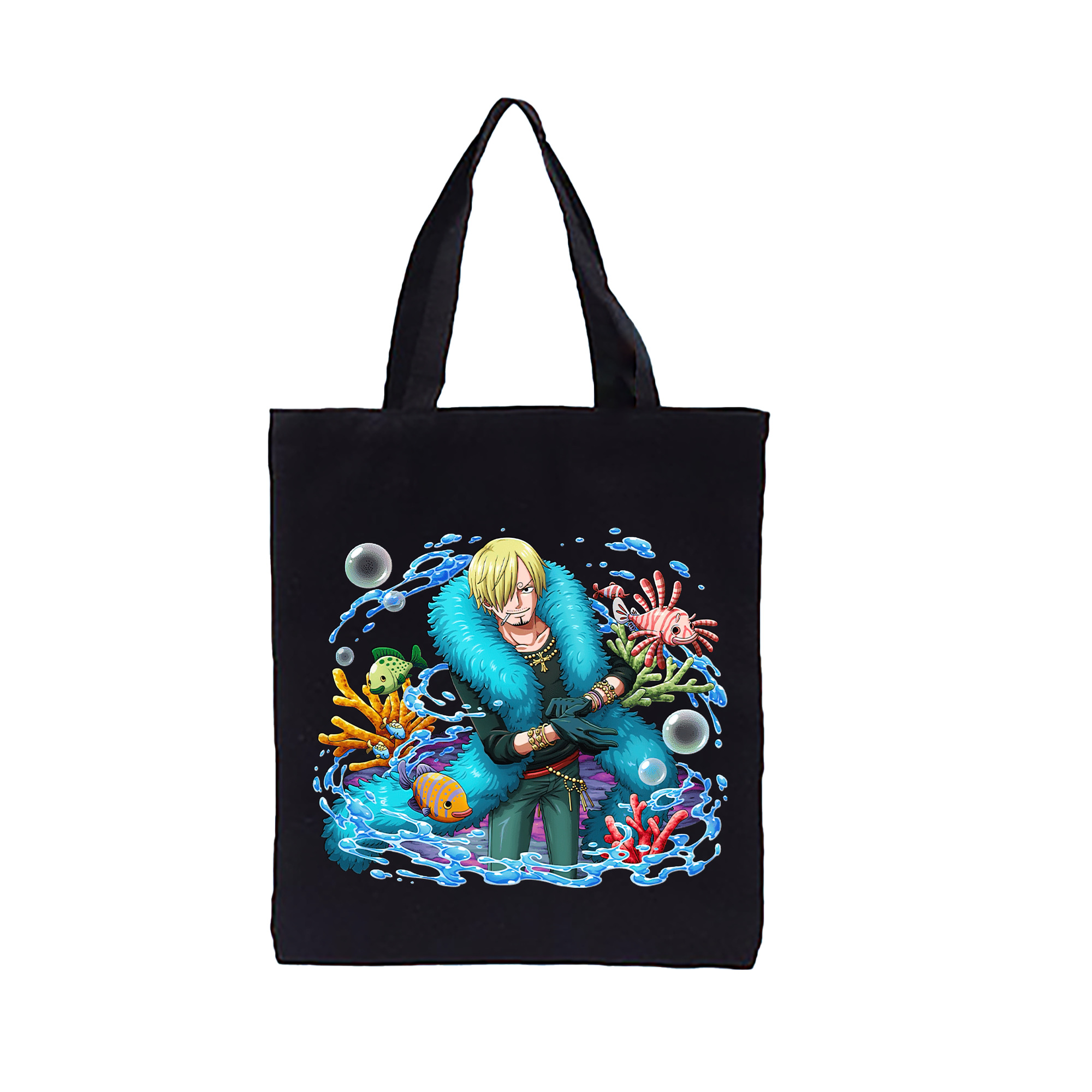 ワンピース サンジ ONE PIECE Sanji 縦型キャンバス生地手提げバッグ　トートバッグ