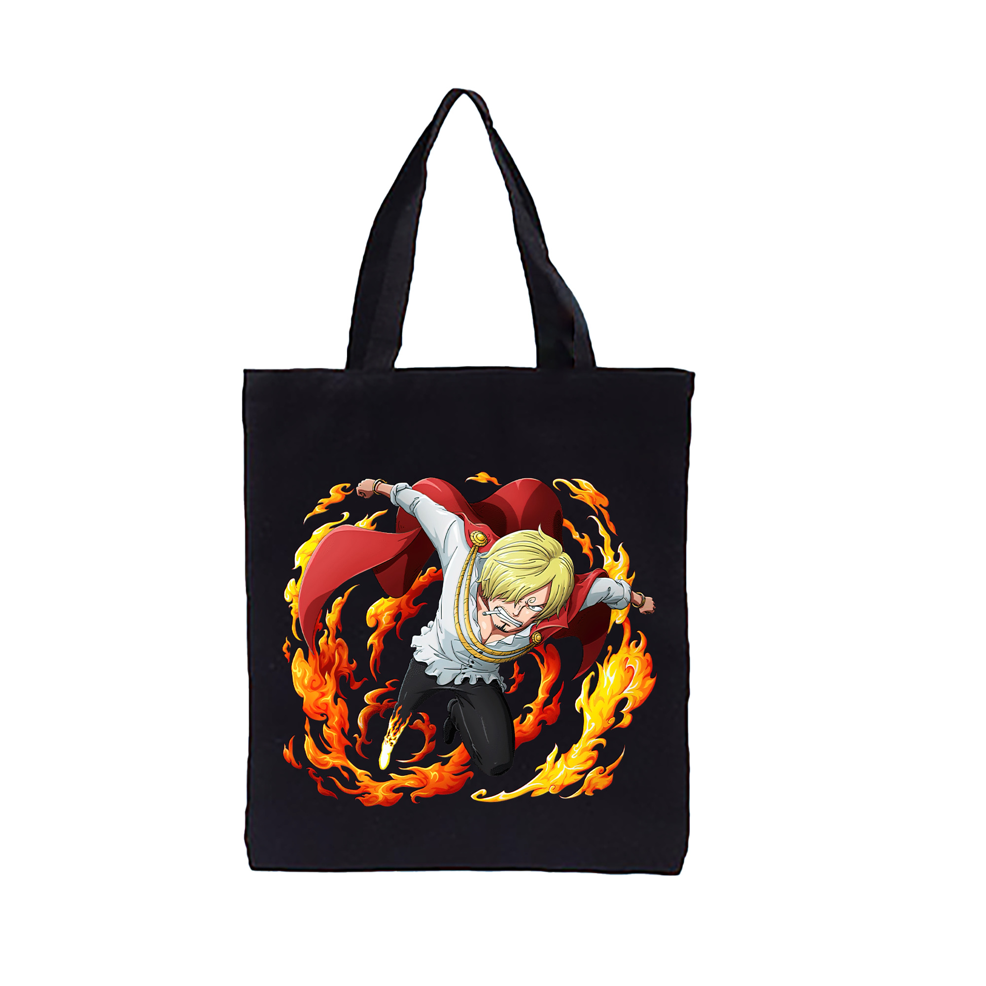 ワンピース サンジ ONE PIECE Sanji 縦型キャンバス生地手提げバッグ　トートバッグ