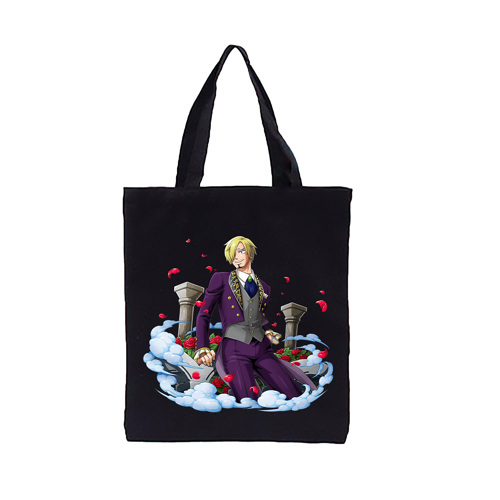 ワンピース サンジ ONE PIECE Sanji 縦型キャンバス生地手提げバッグ　トートバッグ