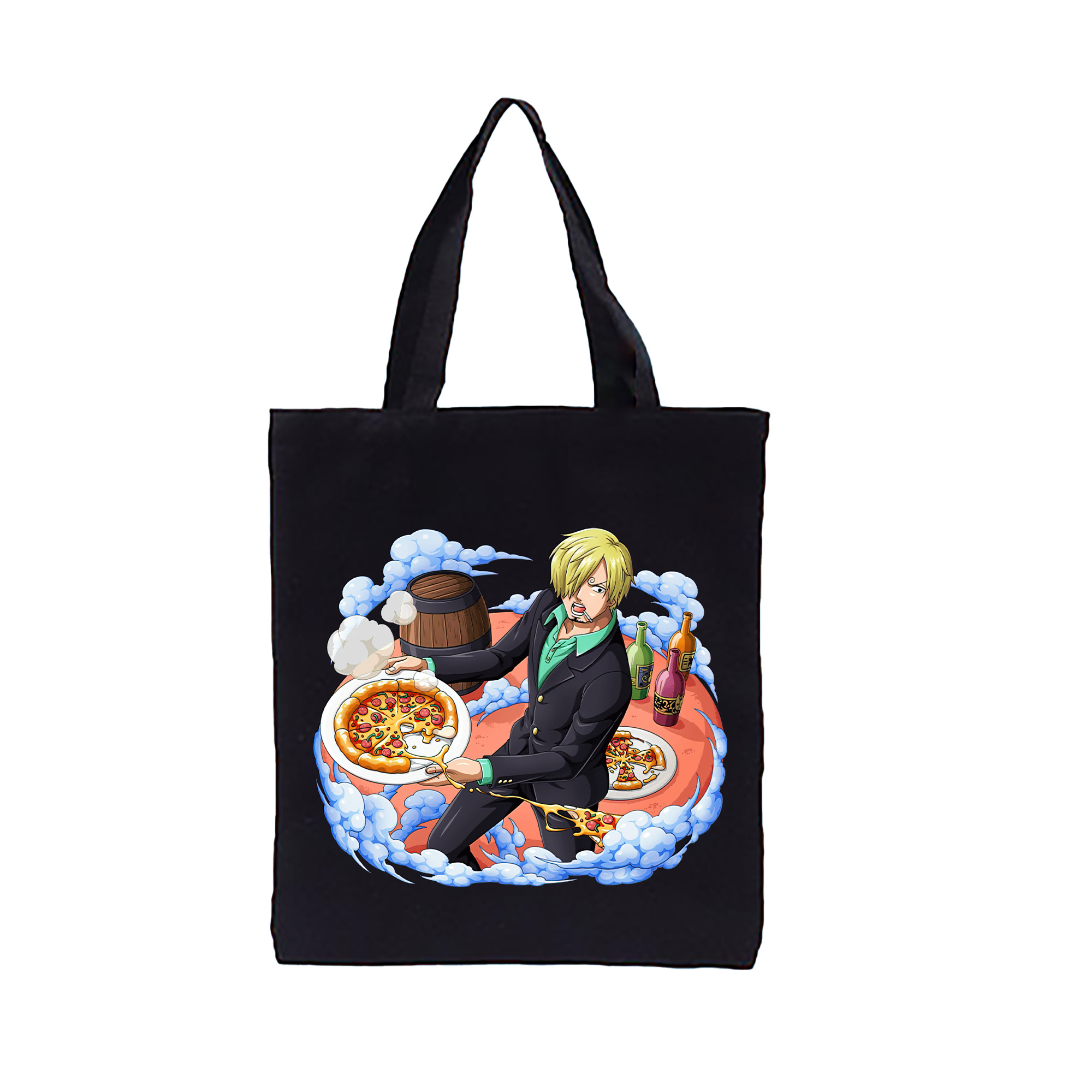 ワンピース サンジ ONE PIECE Sanji 縦型キャンバス生地手提げバッグ　トートバッグ