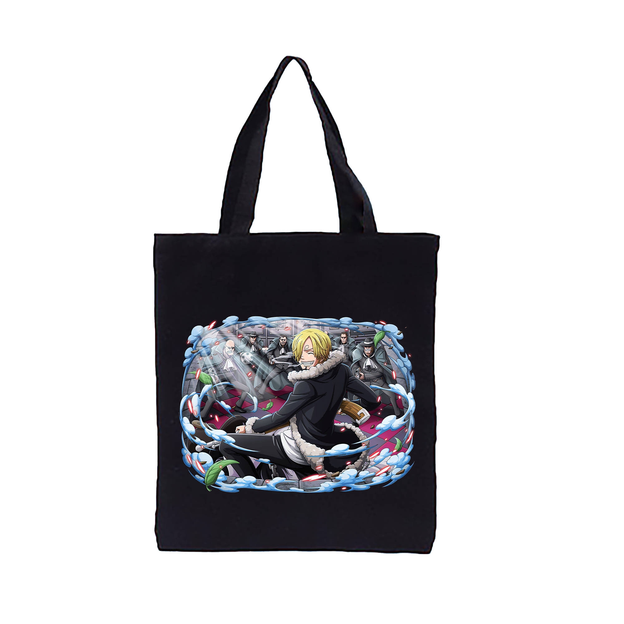 ワンピース サンジ ONE PIECE Sanji 縦型キャンバス生地手提げバッグ　トートバッグ