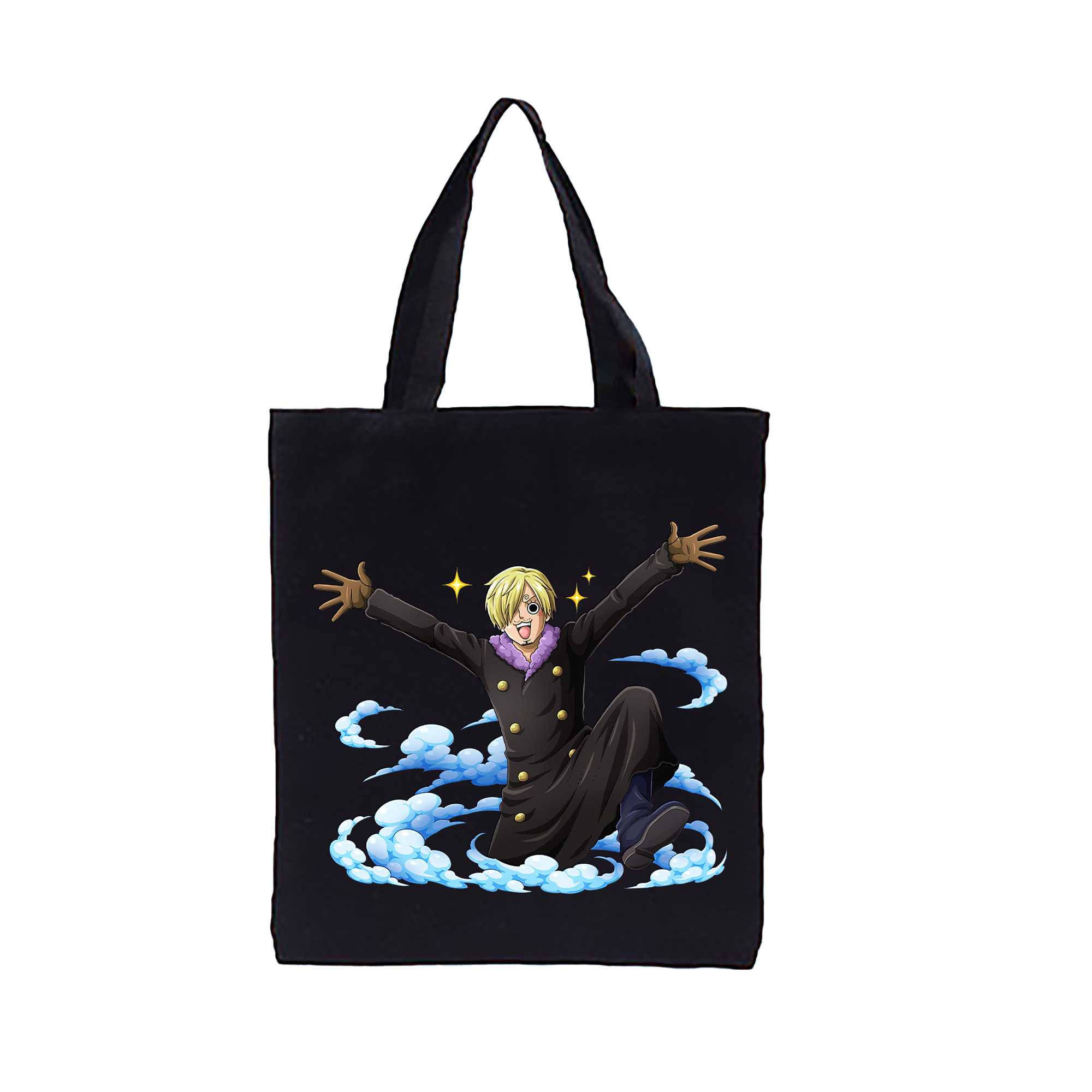 ワンピース サンジ ONE PIECE Sanji 縦型キャンバス生地手提げバッグ　トートバッグ