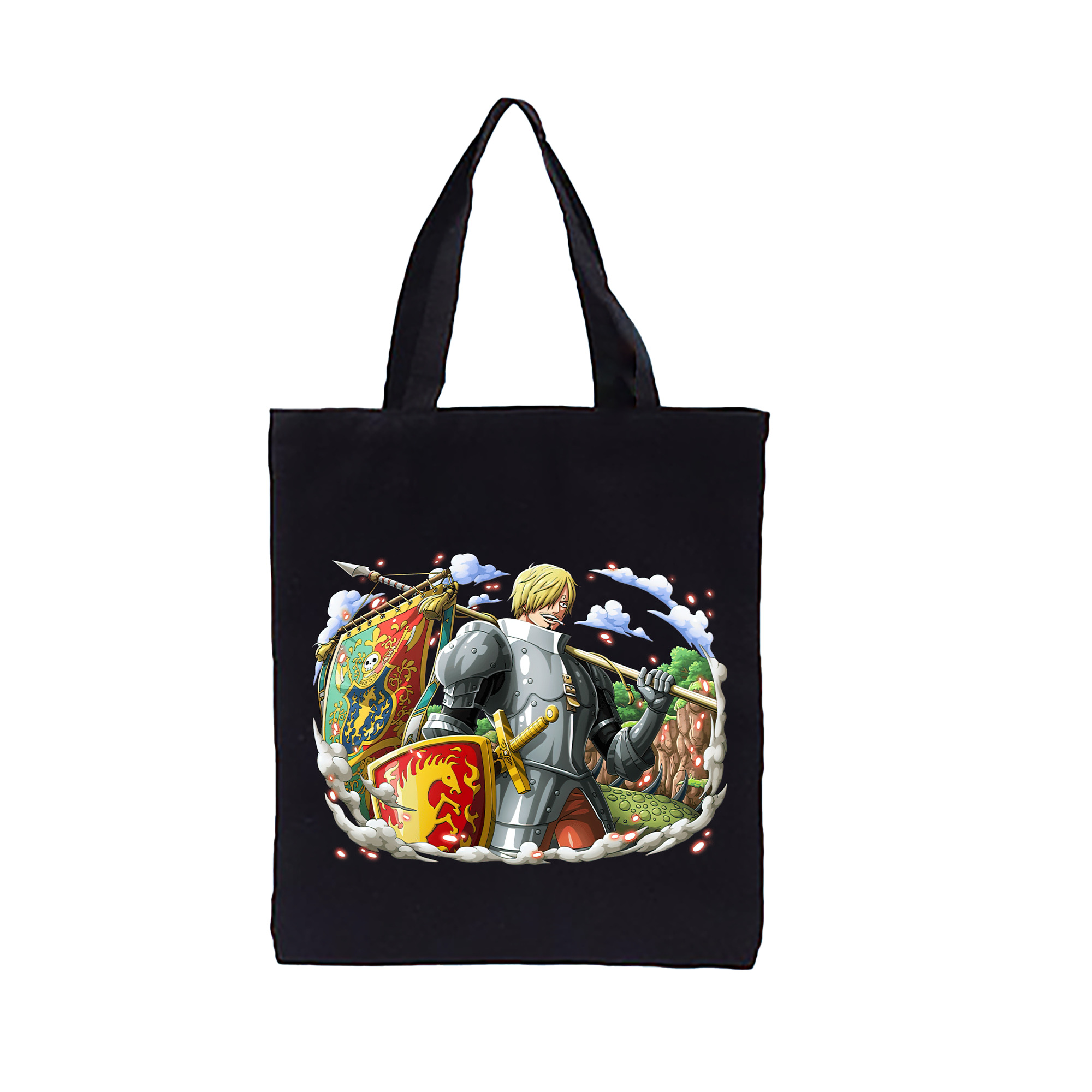 ワンピース サンジ ONE PIECE Sanji 縦型キャンバス生地手提げバッグ　トートバッグ