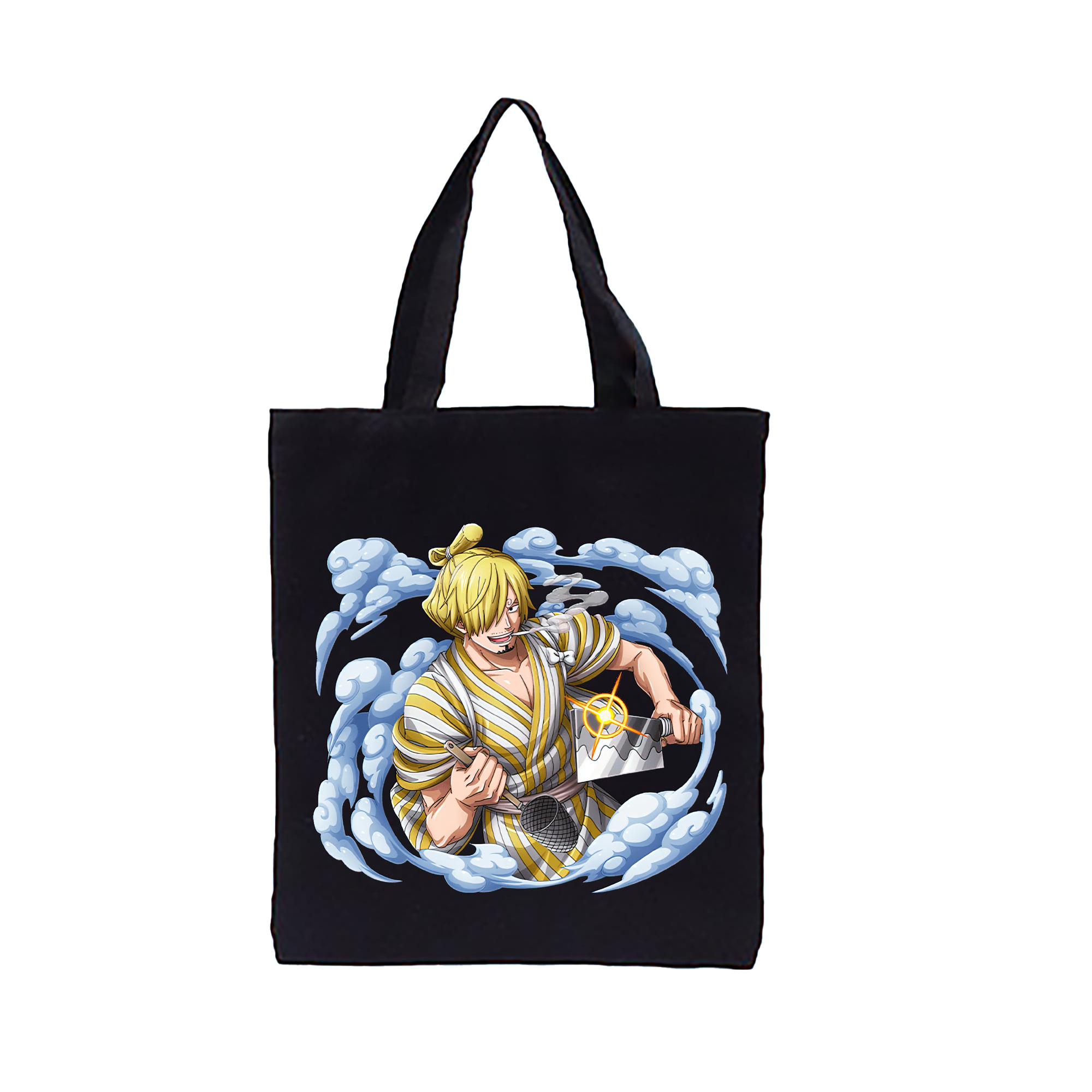 ワンピース サンジ ONE PIECE Sanji 縦型キャンバス生地手提げバッグ　トートバッグ