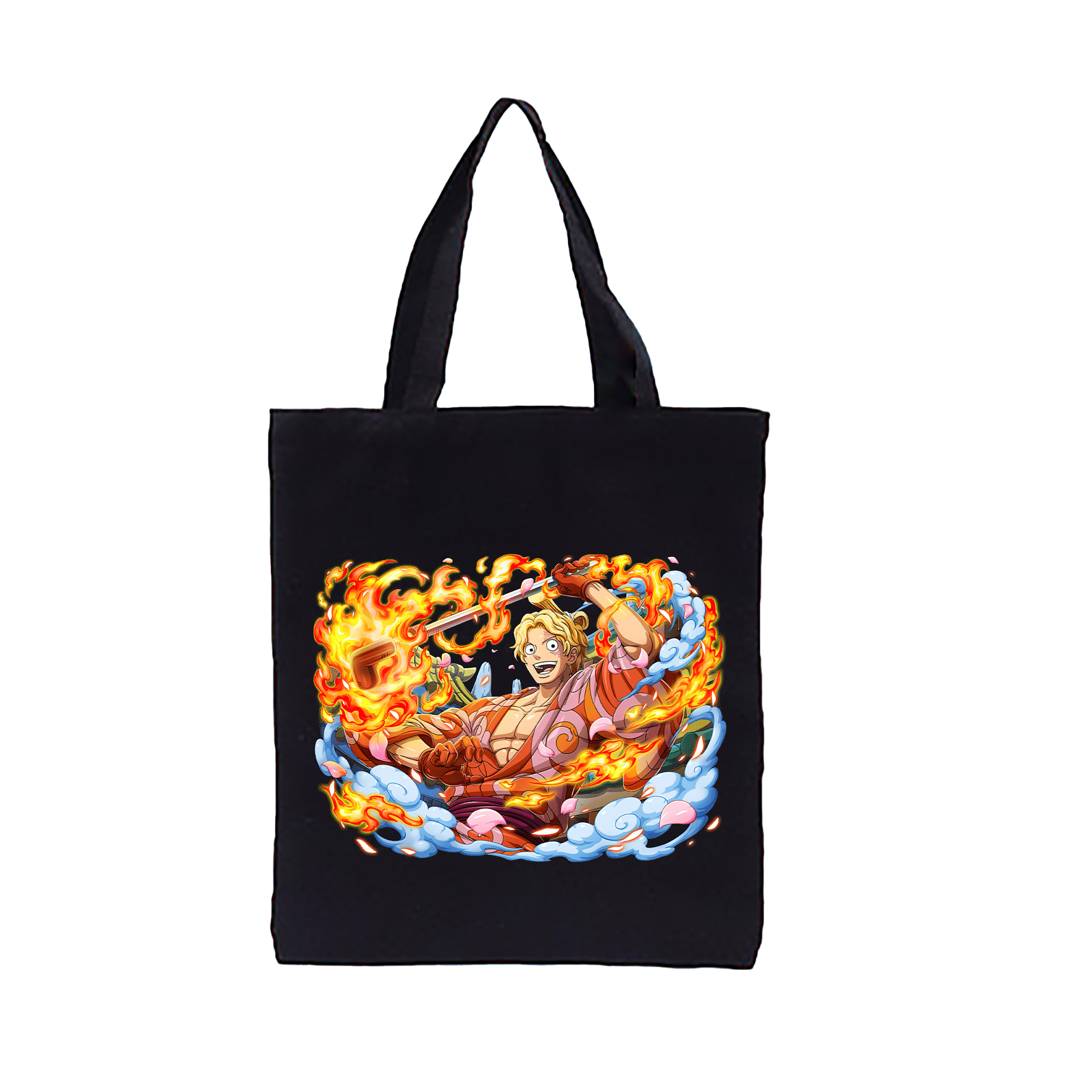 ワンピース サンジ ONE PIECE Sanji 縦型キャンバス生地手提げバッグ　トートバッグ