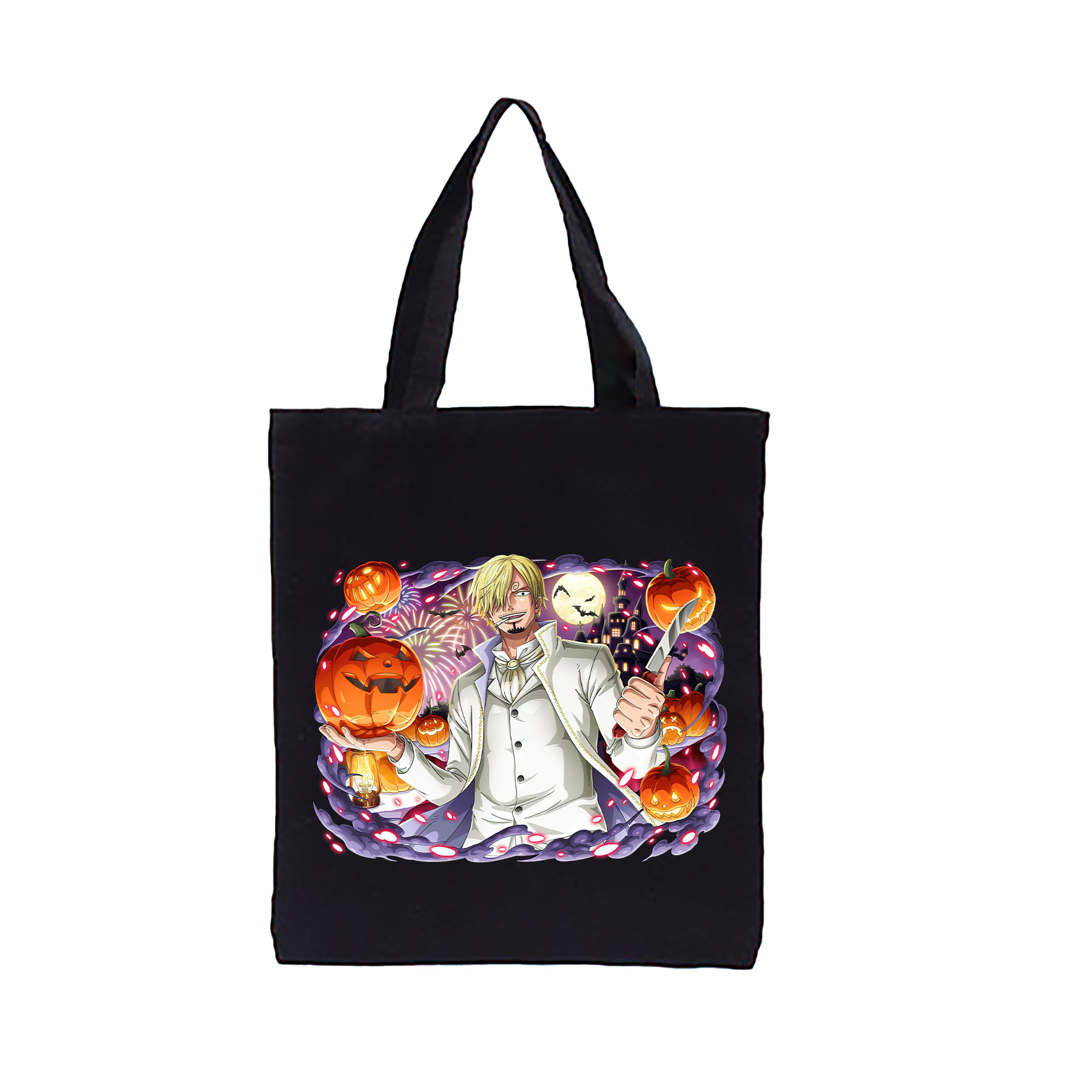 ワンピース サンジ ONE PIECE Sanji 縦型キャンバス生地手提げバッグ　トートバッグ