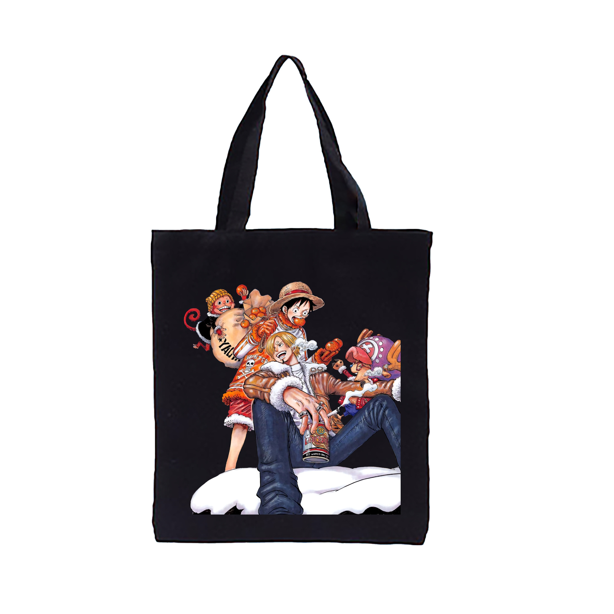 ワンピース サンジ ONE PIECE Sanji 縦型キャンバス生地手提げバッグ　トートバッグ