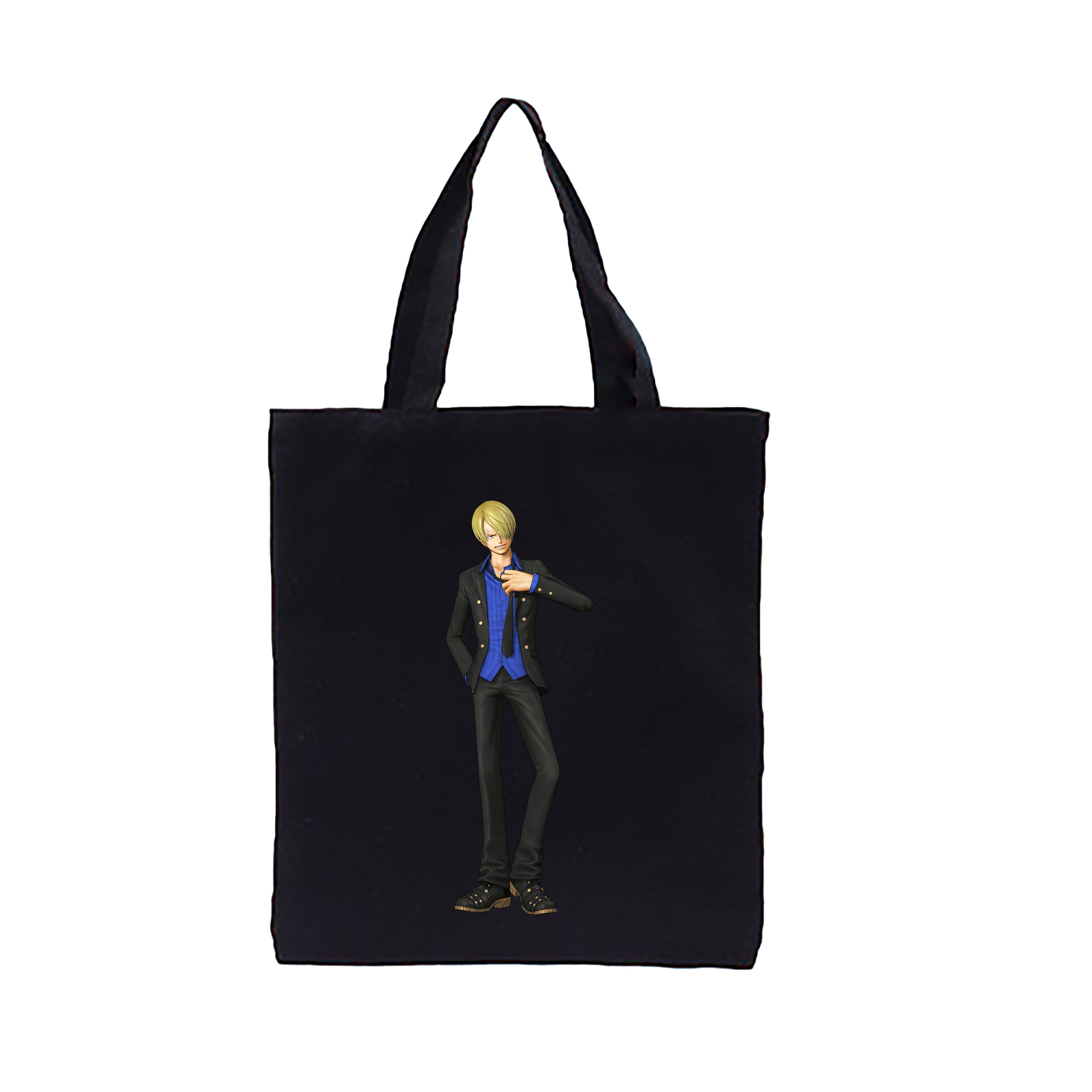 ワンピース サンジ ONE PIECE Sanji 縦型キャンバス生地手提げバッグ　トートバッグ
