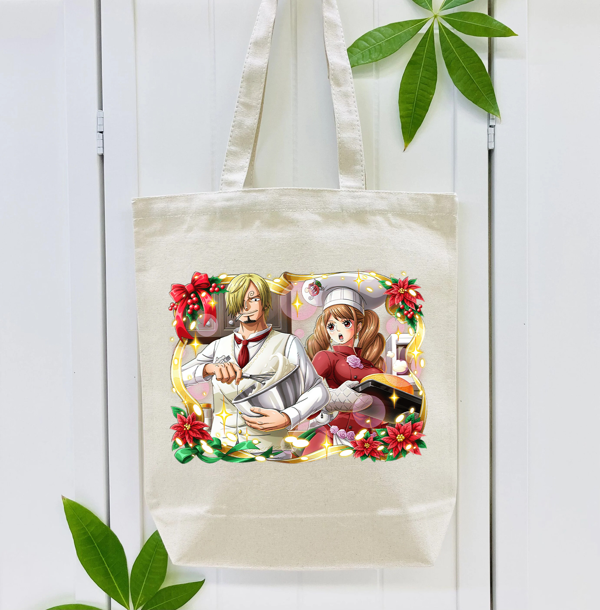 ワンピース サンジ ONE PIECE Sanji 縦型キャンバス生地手提げバッグ　トートバッグ