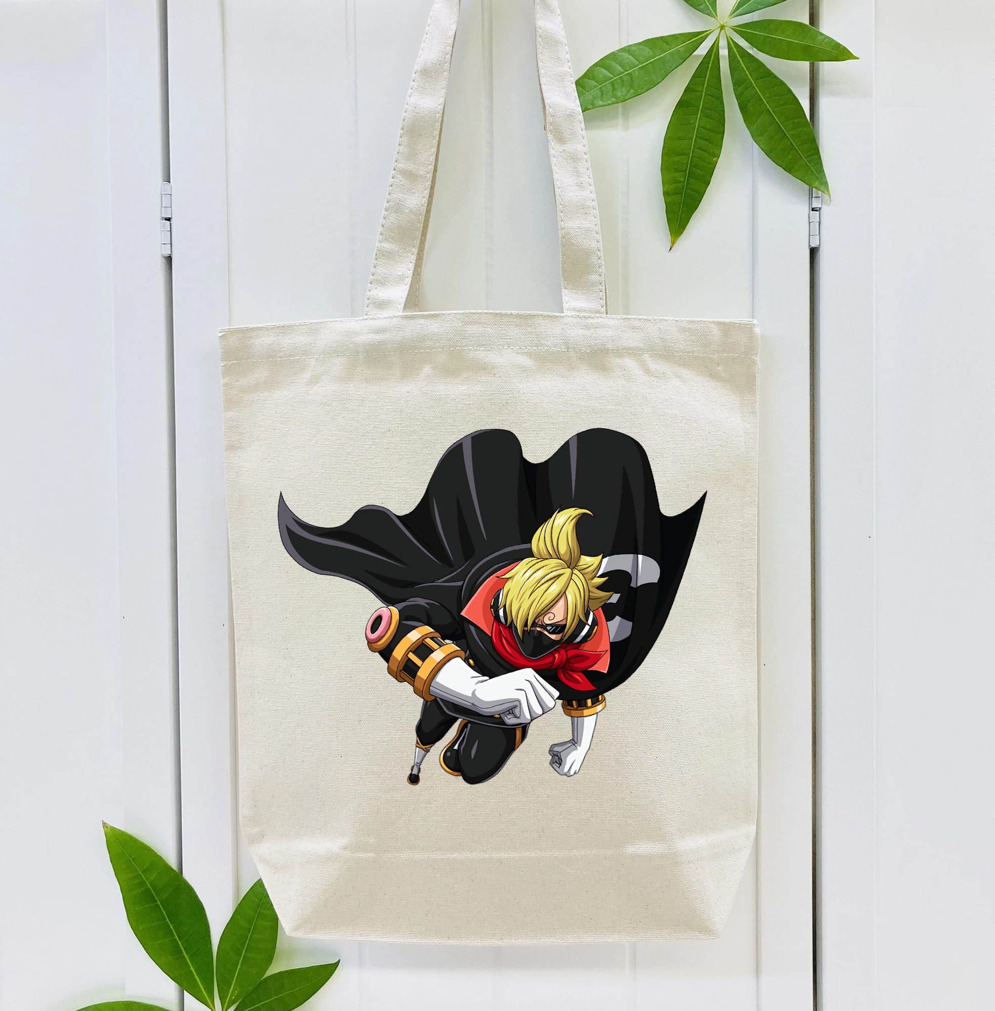 ワンピース サンジ ONE PIECE Sanji 縦型キャンバス生地手提げバッグ　トートバッグ
