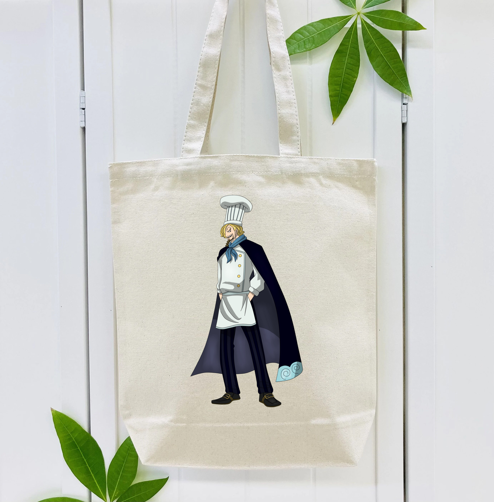 ワンピース サンジ ONE PIECE Sanji 縦型キャンバス生地手提げバッグ　トートバッグ