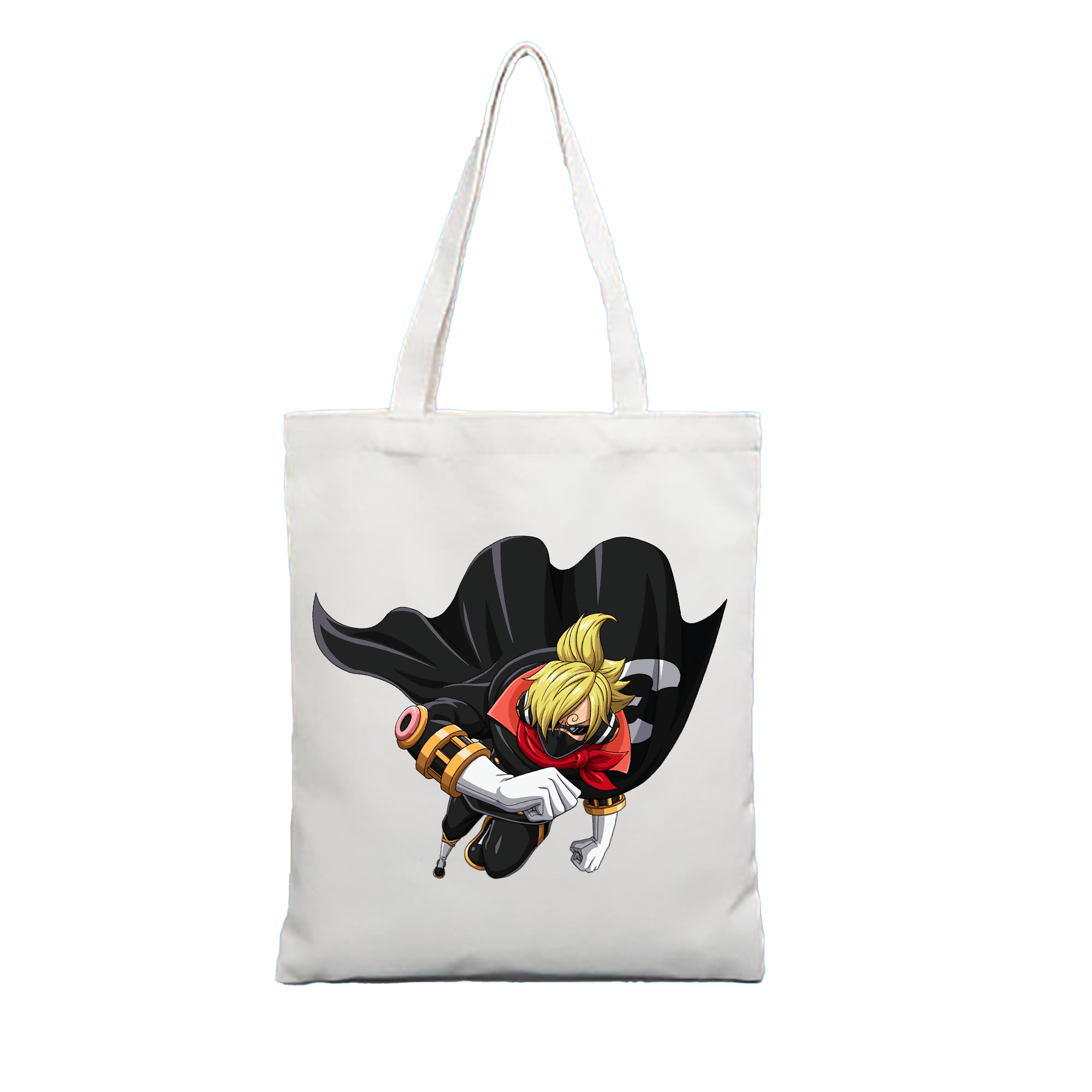 （画像用） ワンピース サンジ ONE PIECE Sanji 縦型キャンバス生地手提げバッグ　トートバッグ