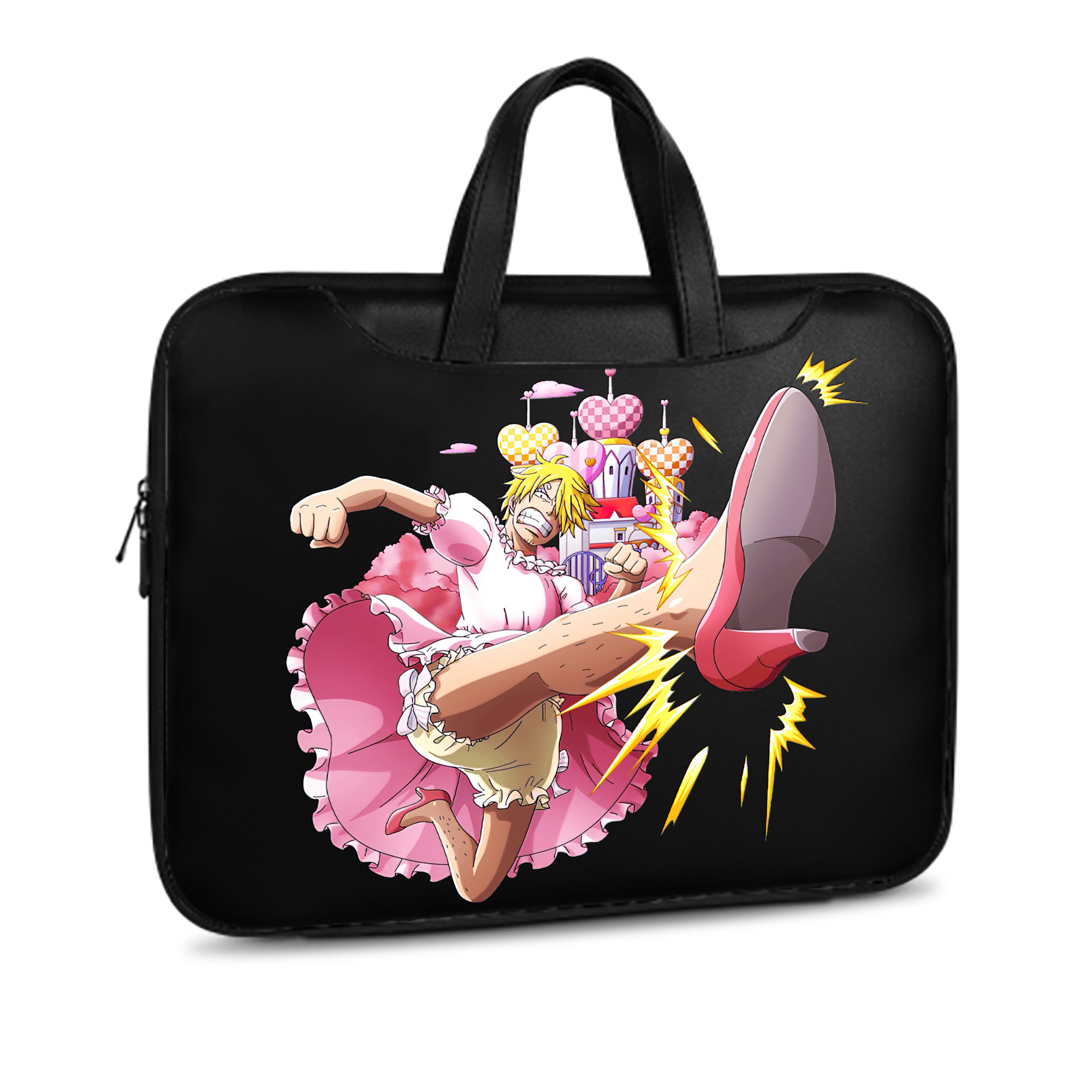 （画像用） ワンピース サンジ ONE PIECE Sanji レザーラップトップバッグ　ノートパソコンケース