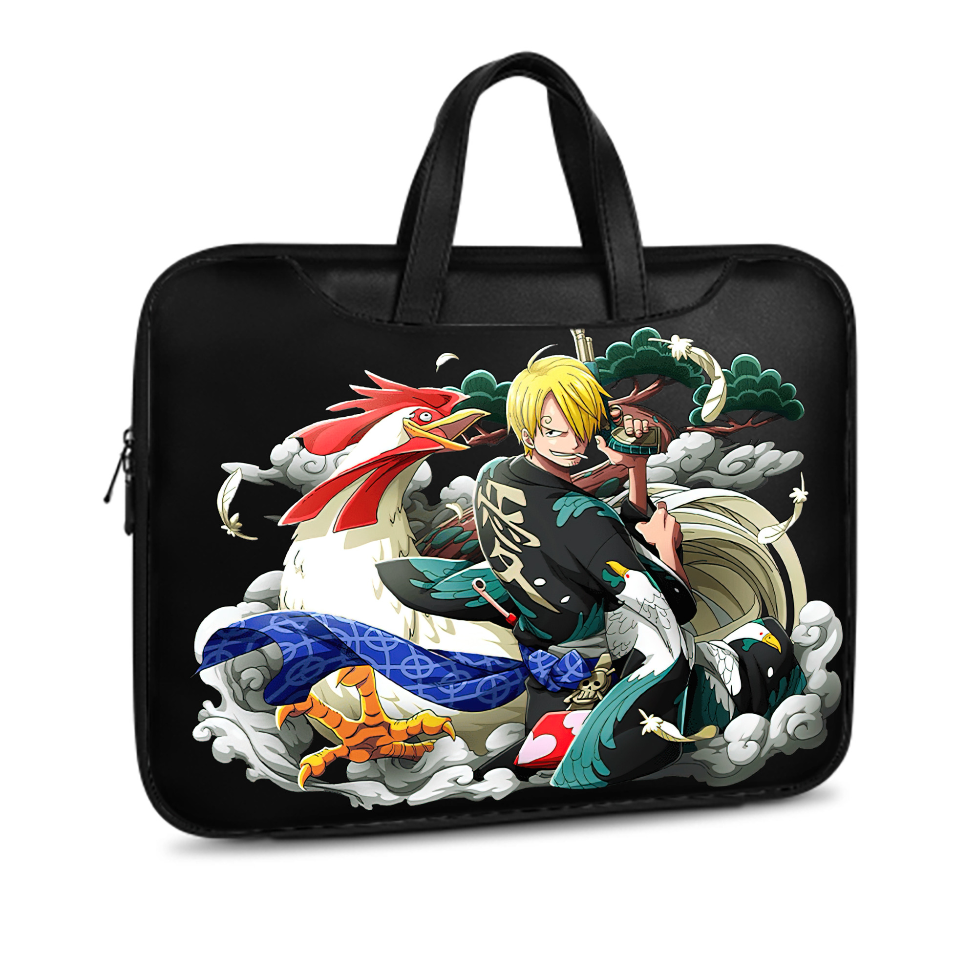 （画像用） ワンピース サンジ ONE PIECE Sanji レザーラップトップバッグ　ノートパソコンケース