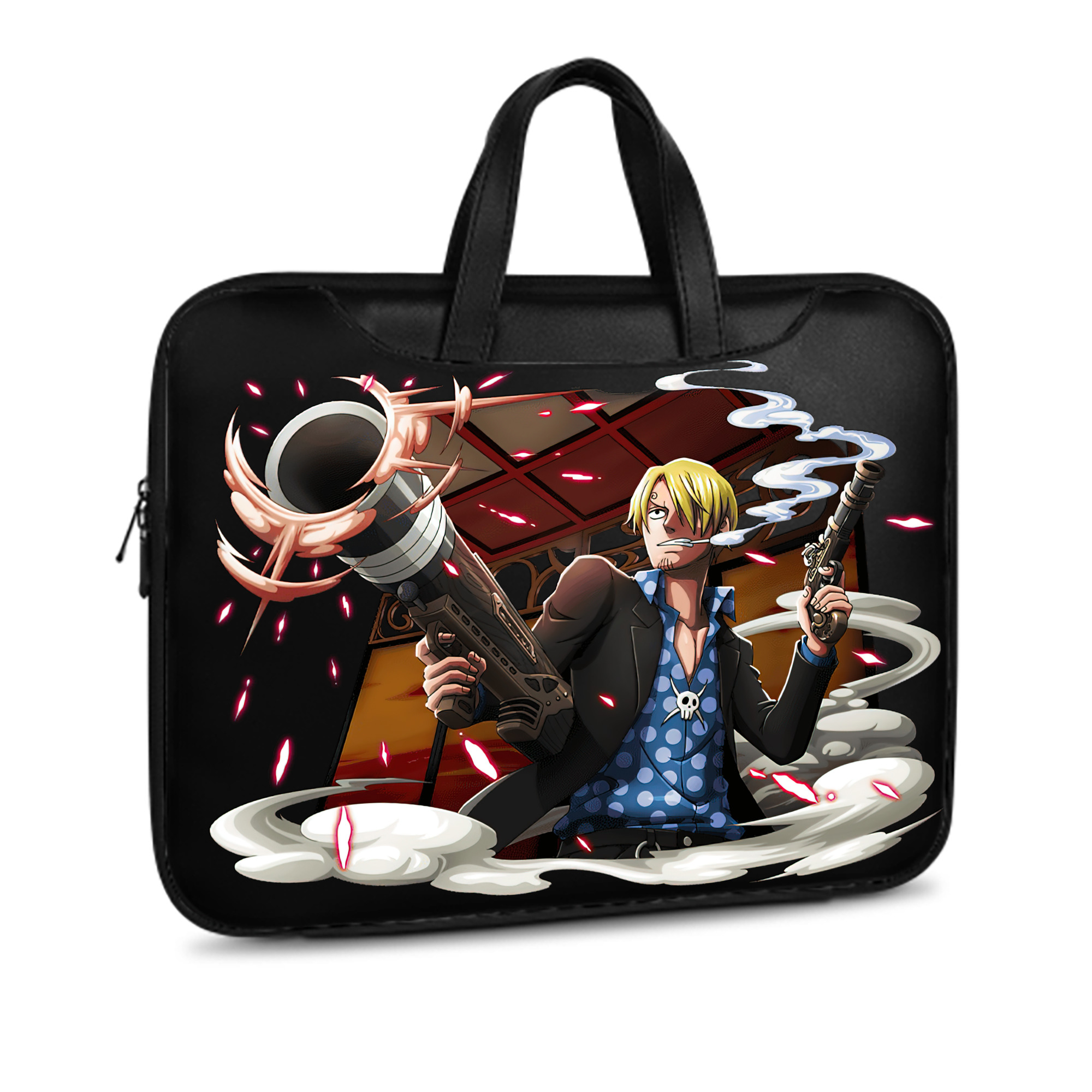 （画像用） ワンピース サンジ ONE PIECE Sanji レザーラップトップバッグ　ノートパソコンケース