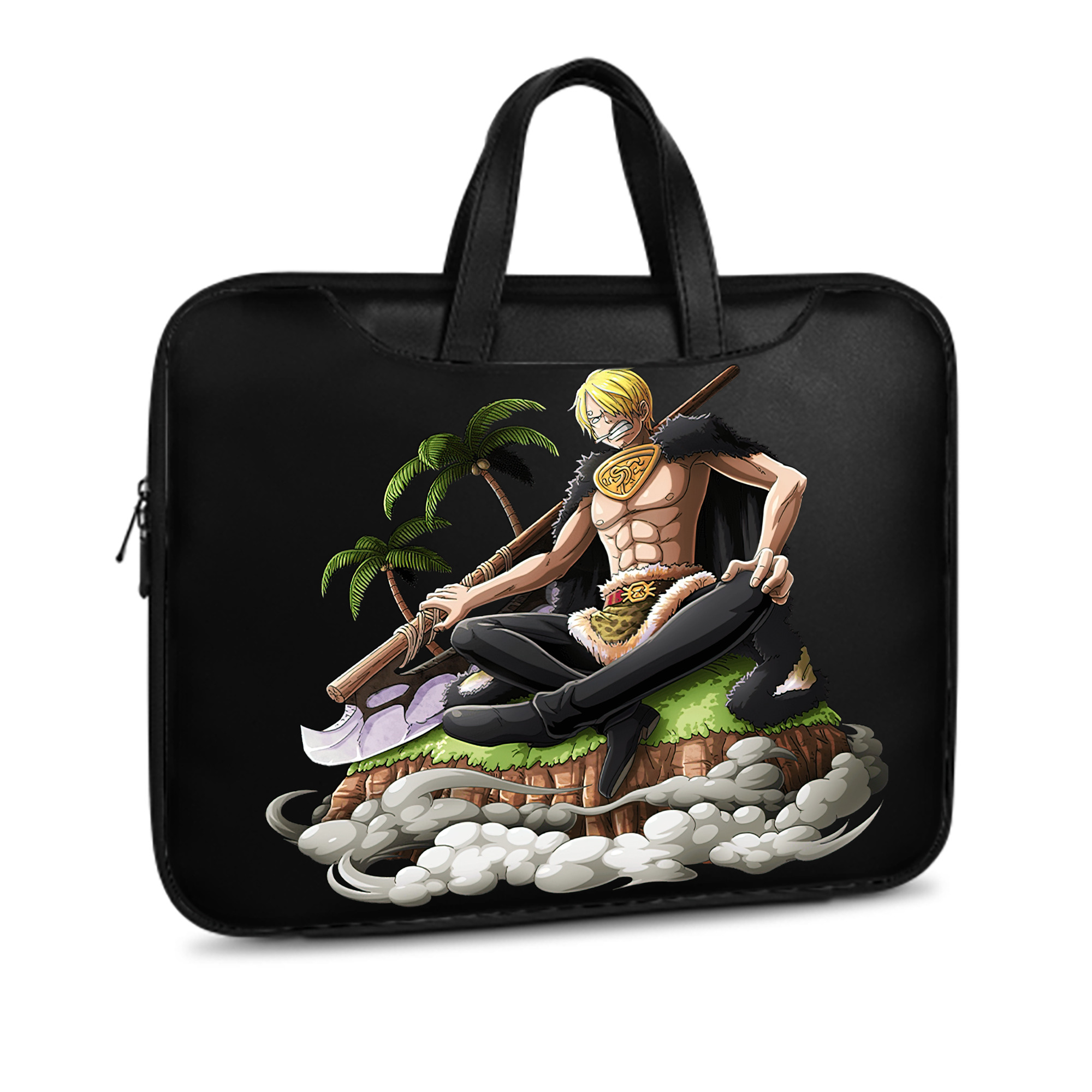 （画像用） ワンピース サンジ ONE PIECE Sanji レザーラップトップバッグ　ノートパソコンケース