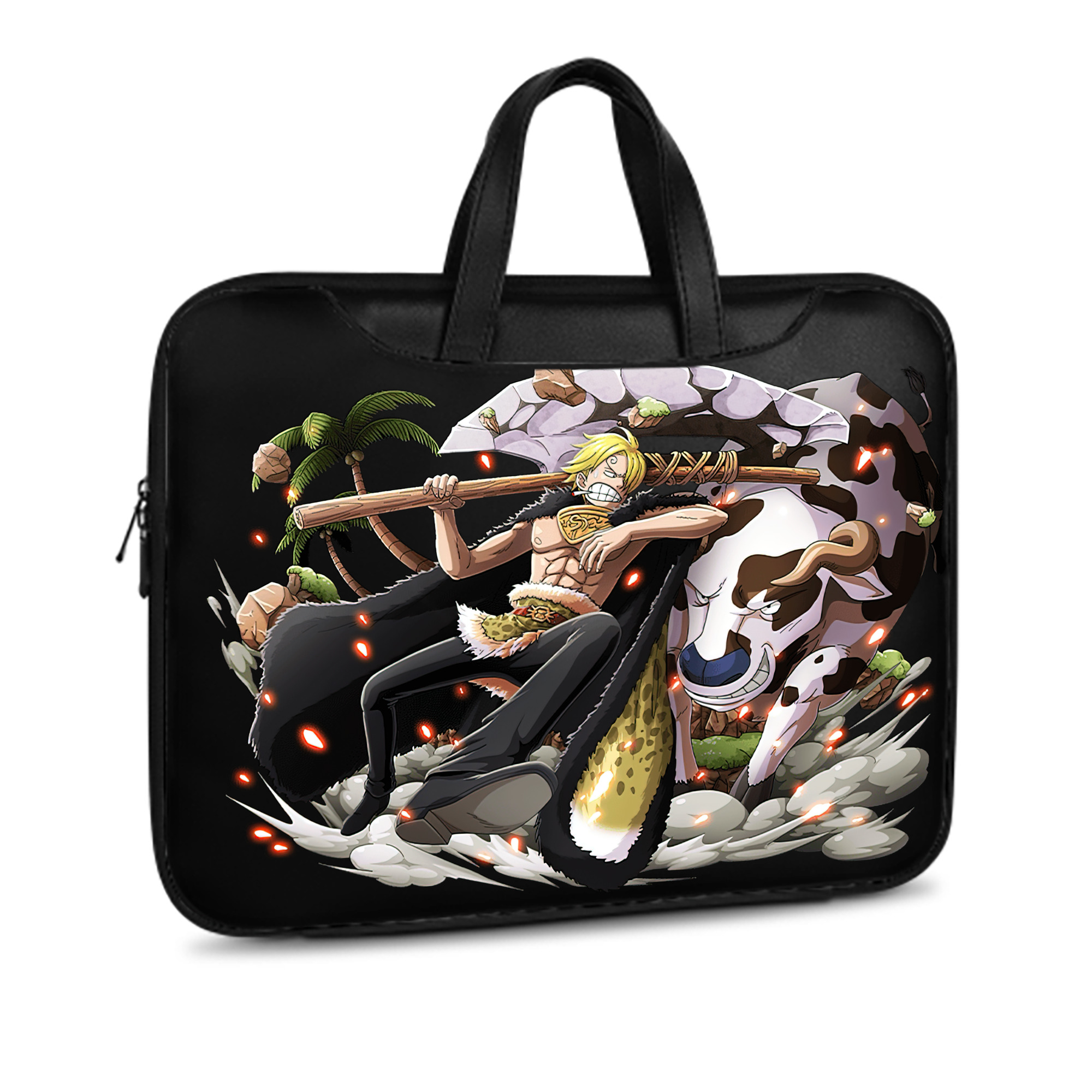 （画像用） ワンピース サンジ ONE PIECE Sanji レザーラップトップバッグ　ノートパソコンケース
