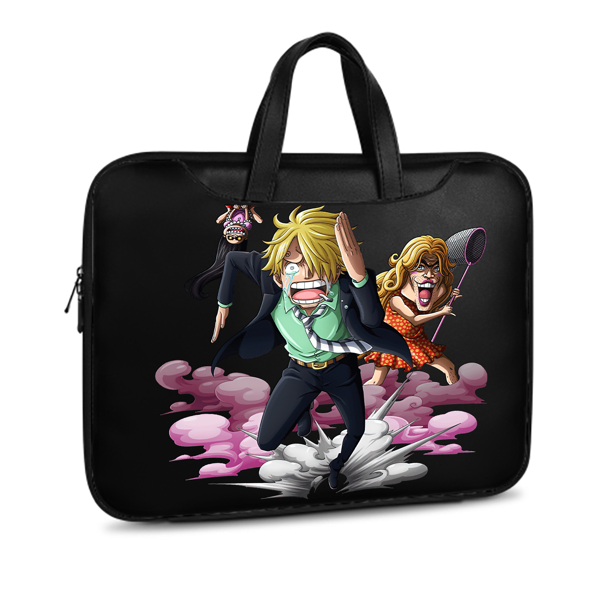 （画像用） ワンピース サンジ ONE PIECE Sanji レザーラップトップバッグ　ノートパソコンケース