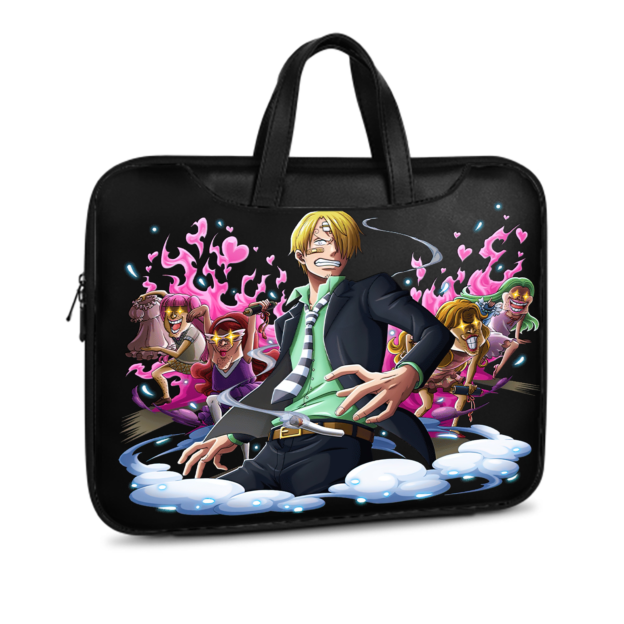 （画像用） ワンピース サンジ ONE PIECE Sanji レザーラップトップバッグ　ノートパソコンケース