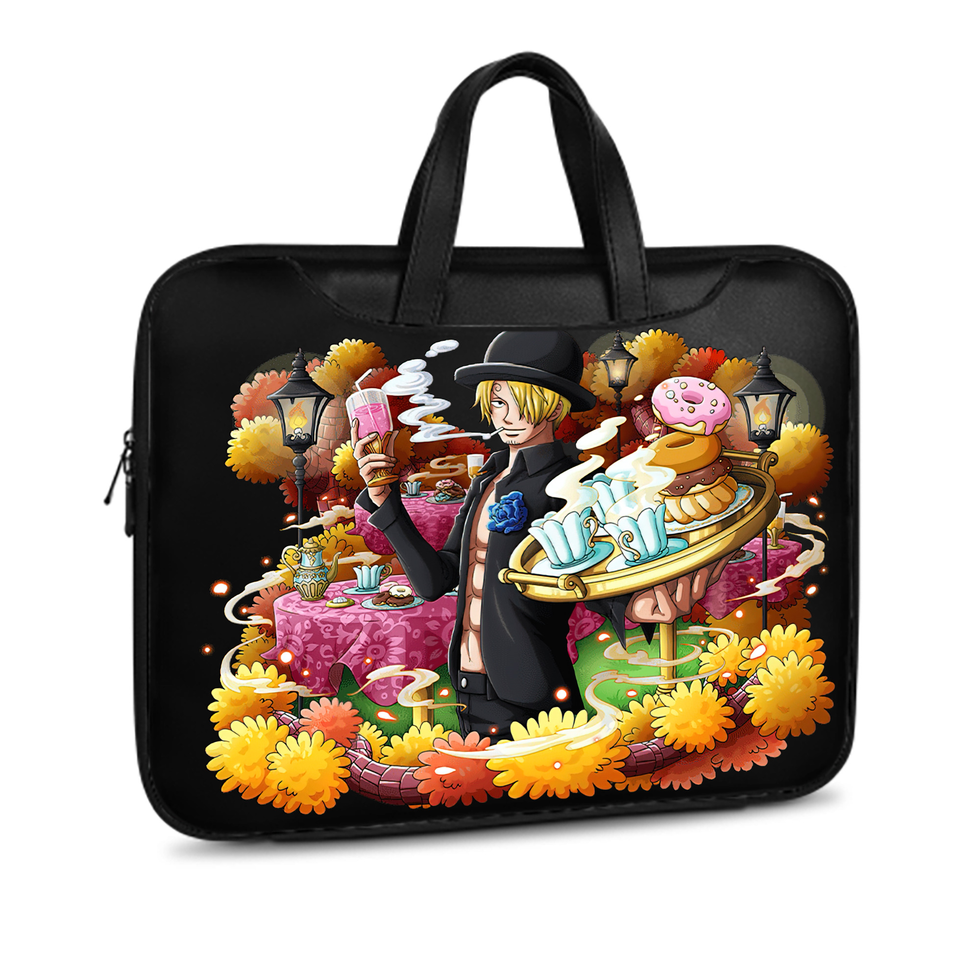 （画像用） ワンピース サンジ ONE PIECE Sanji レザーラップトップバッグ　ノートパソコンケース