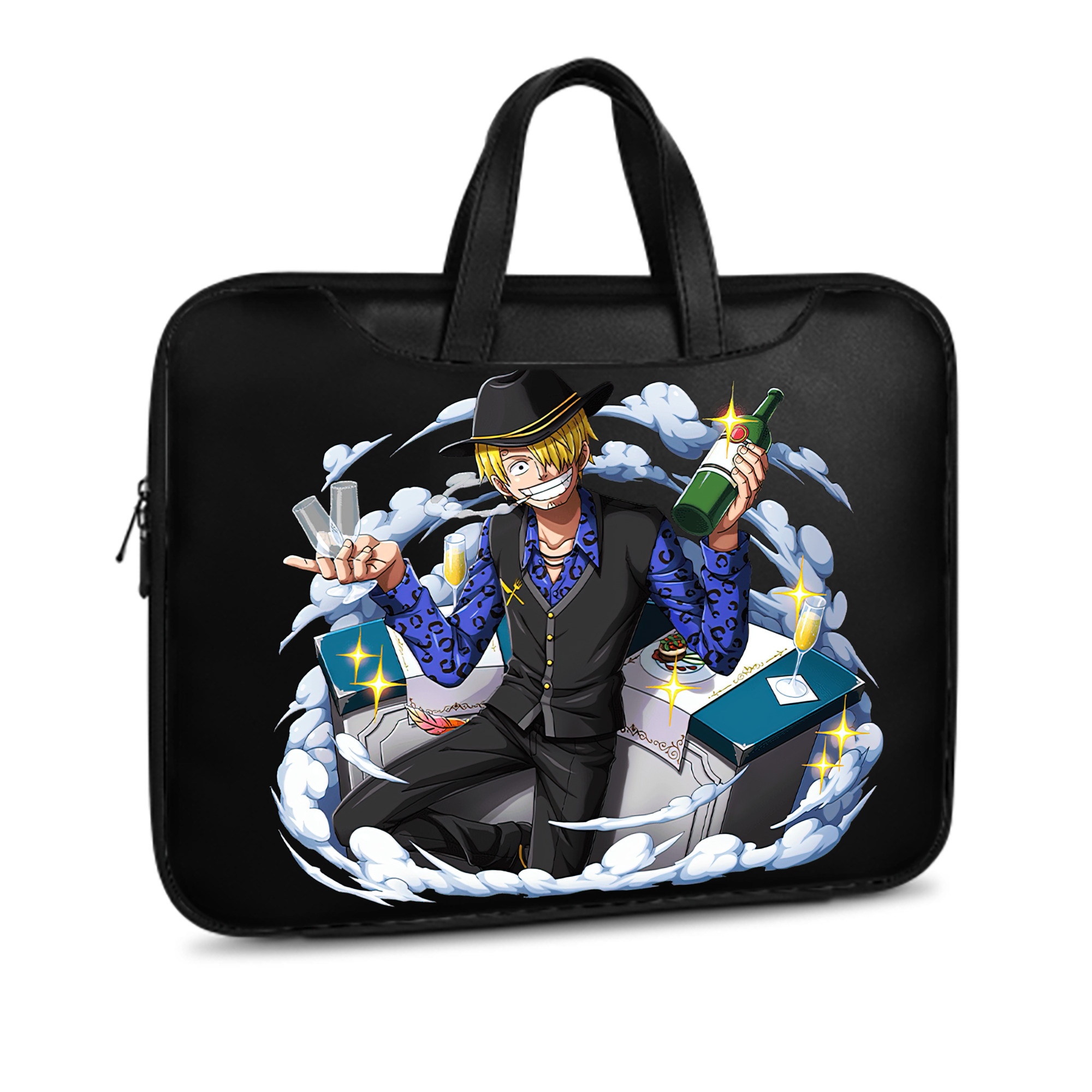 （画像用） ワンピース サンジ ONE PIECE Sanji レザーラップトップバッグ　ノートパソコンケース