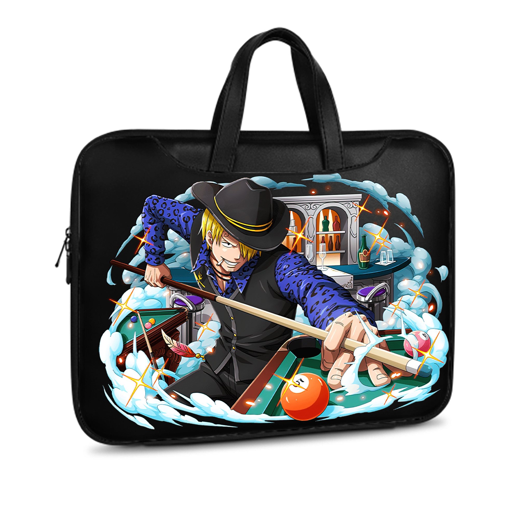 （画像用） ワンピース サンジ ONE PIECE Sanji レザーラップトップバッグ　ノートパソコンケース