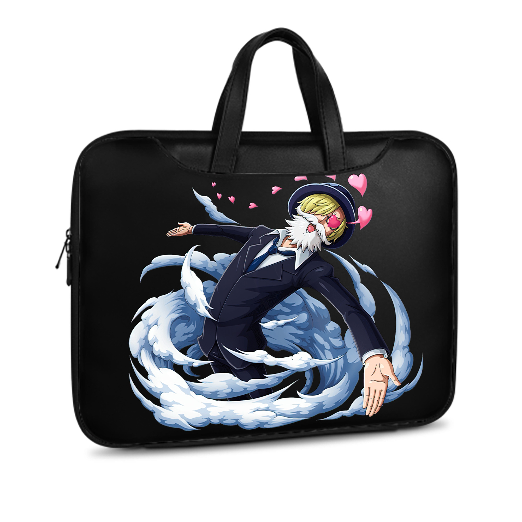 （画像用） ワンピース サンジ ONE PIECE Sanji レザーラップトップバッグ　ノートパソコンケース