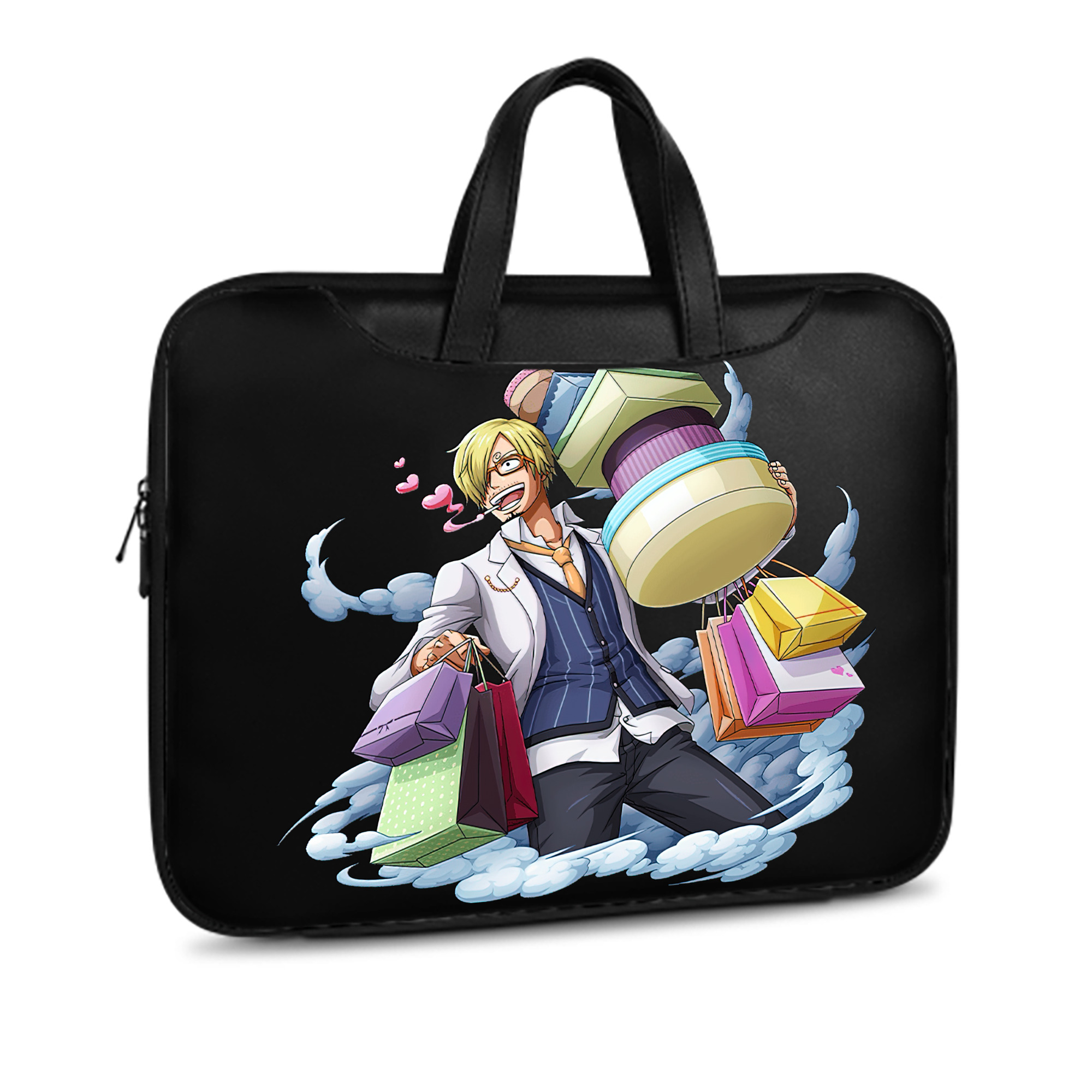 （画像用） ワンピース サンジ ONE PIECE Sanji レザーラップトップバッグ　ノートパソコンケース