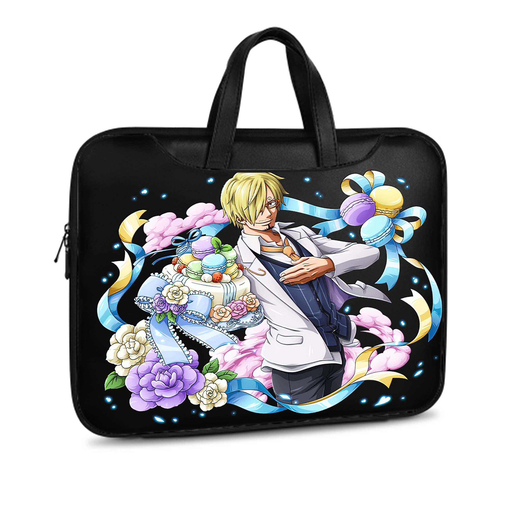 （画像用） ワンピース サンジ ONE PIECE Sanji レザーラップトップバッグ　ノートパソコンケース