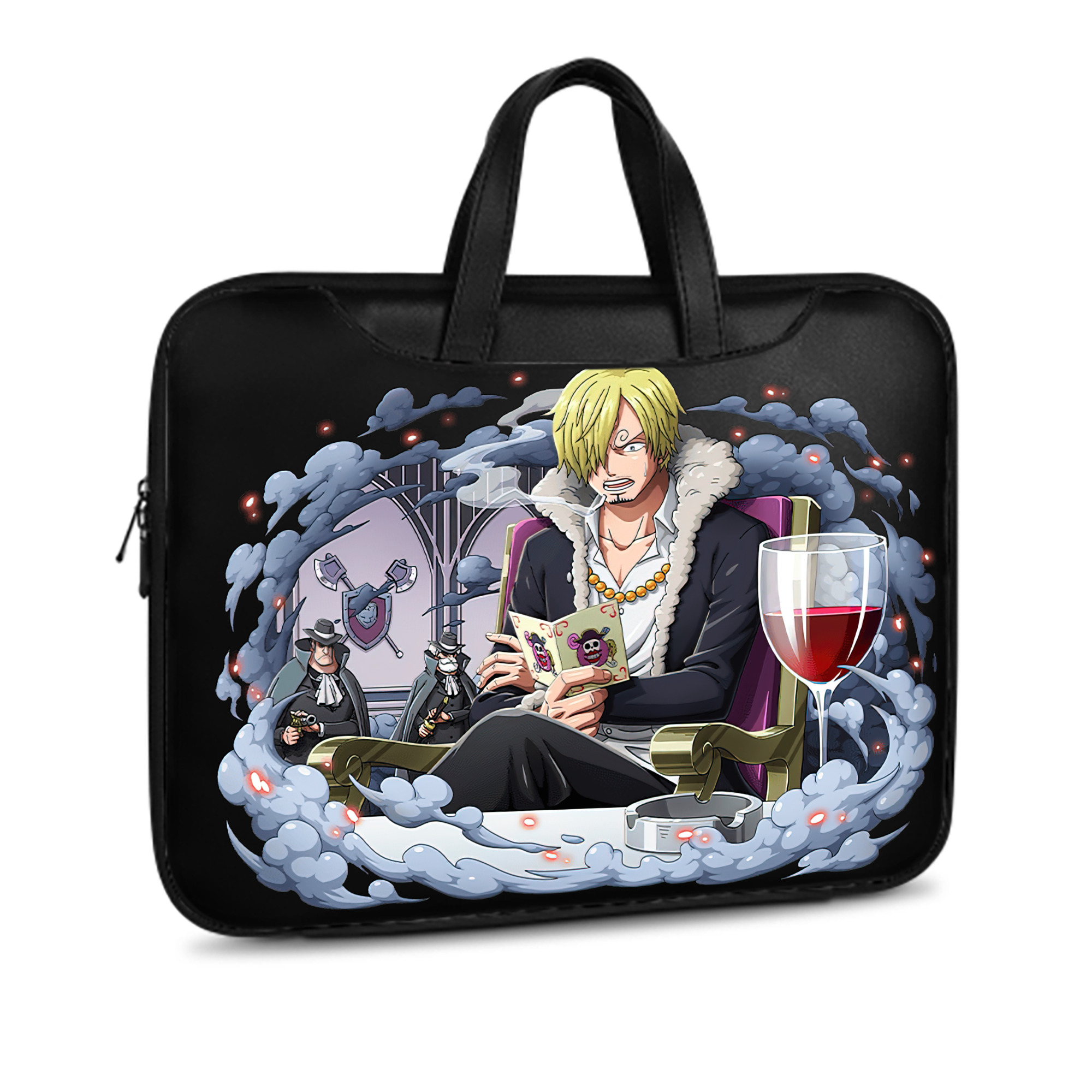 （画像用） ワンピース サンジ ONE PIECE Sanji レザーラップトップバッグ　ノートパソコンケース