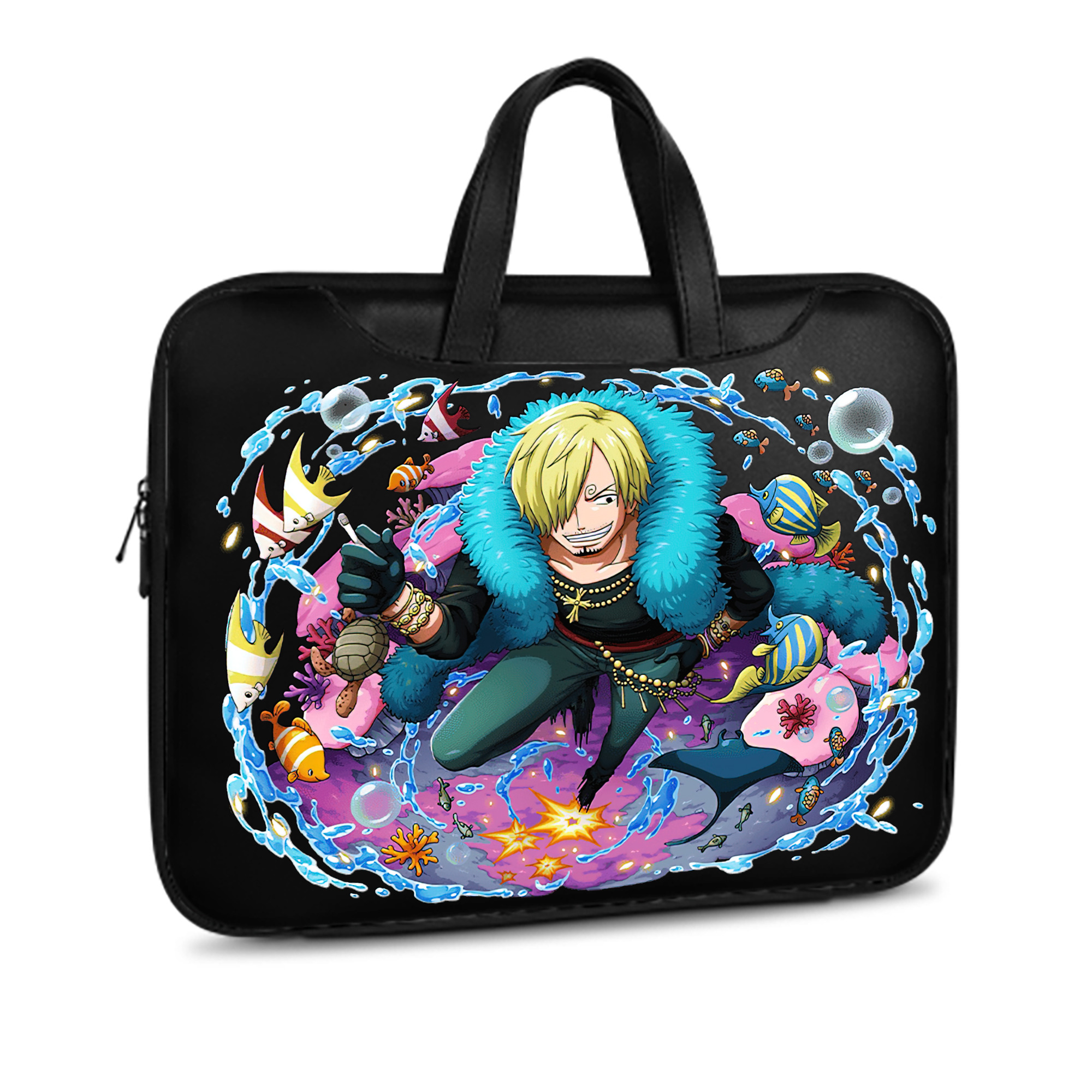 （画像用） ワンピース サンジ ONE PIECE Sanji レザーラップトップバッグ　ノートパソコンケース