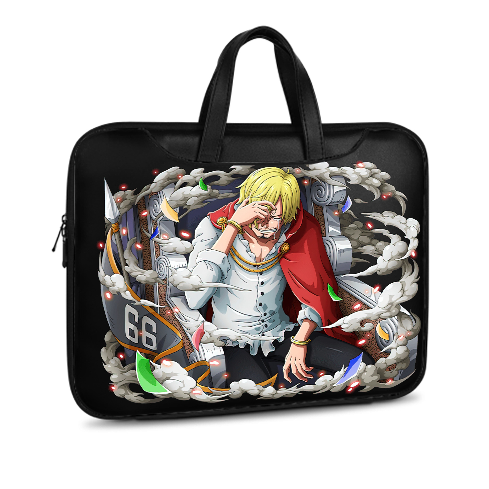 （画像用） ワンピース サンジ ONE PIECE Sanji レザーラップトップバッグ　ノートパソコンケース