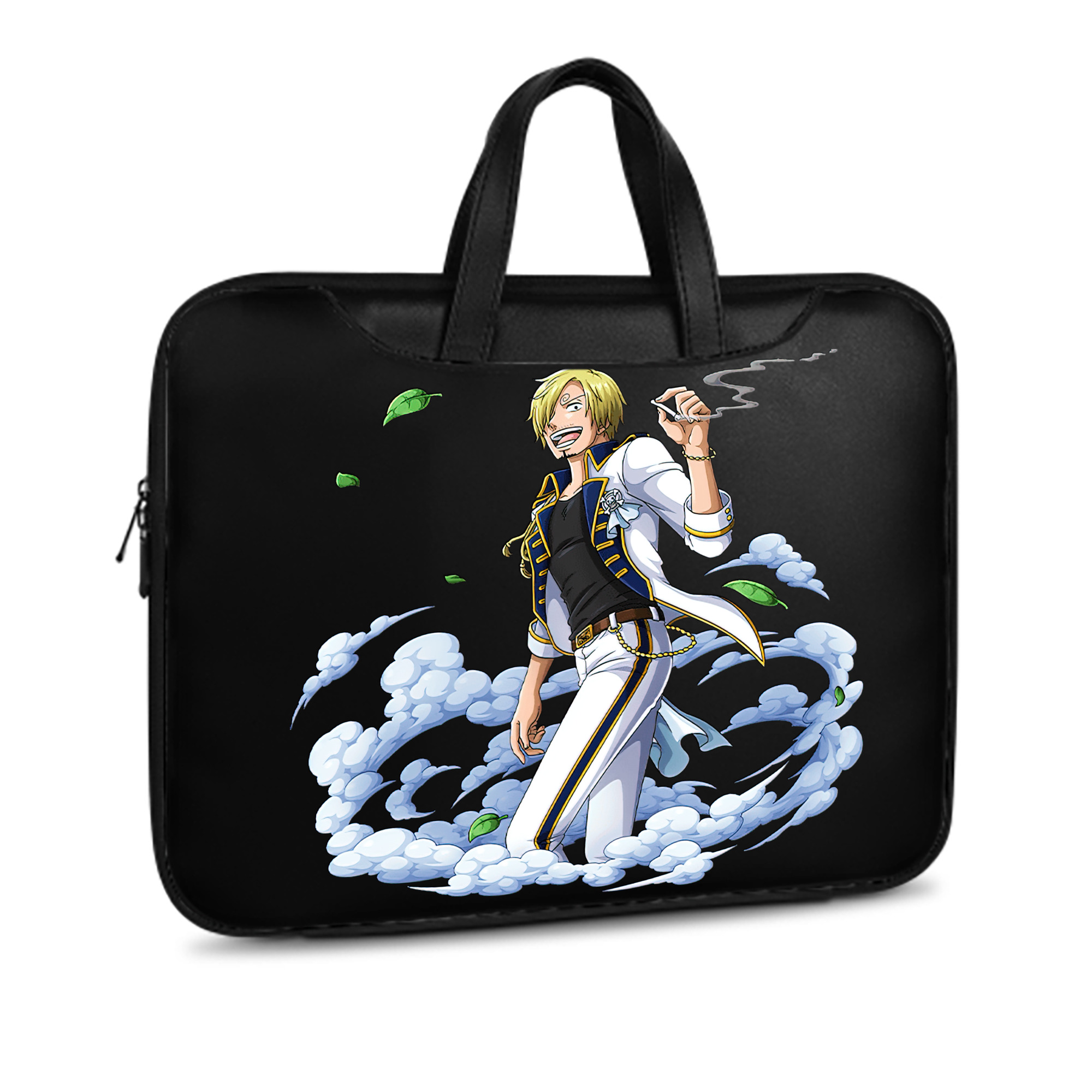 ワンピース サンジ ONE PIECE Sanji レザーラップトップバッグ　ノートパソコンケース