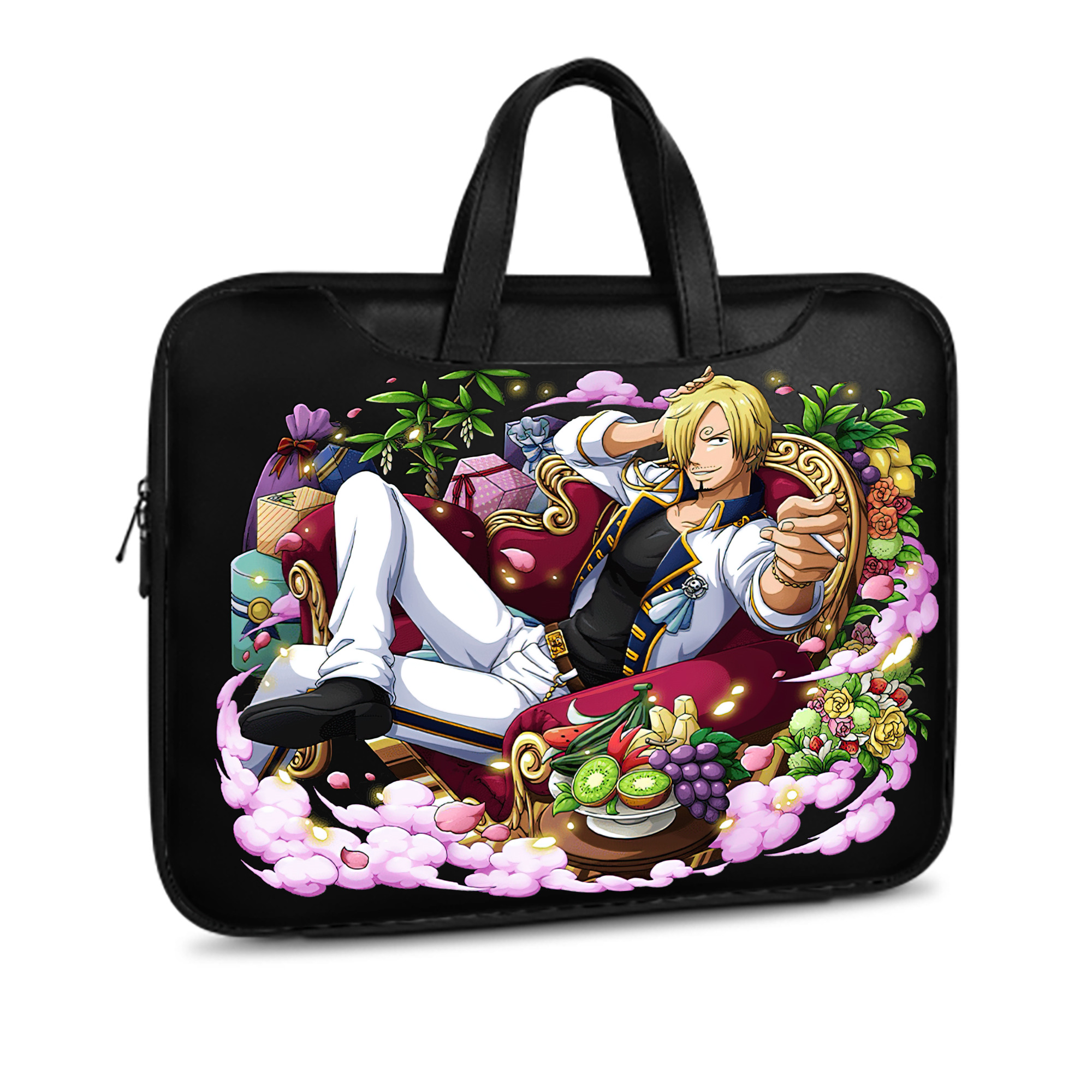 （画像用） ワンピース サンジ ONE PIECE Sanji レザーラップトップバッグ　ノートパソコンケース