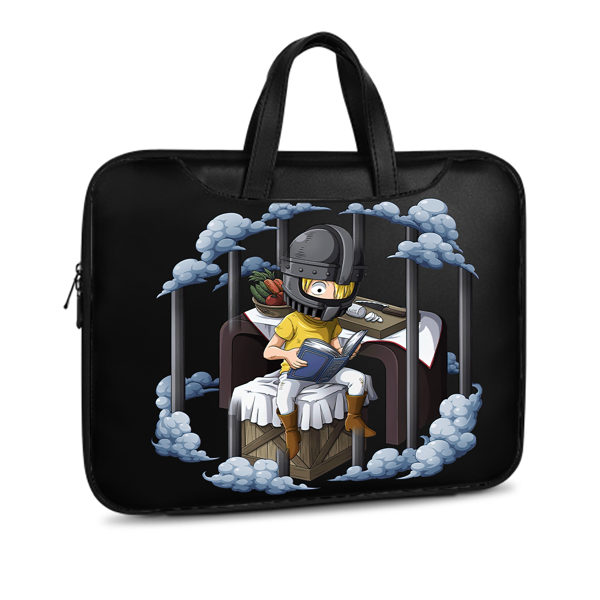 （画像用） ワンピース サンジ ONE PIECE Sanji レザーラップトップバッグ　ノートパソコンケース
