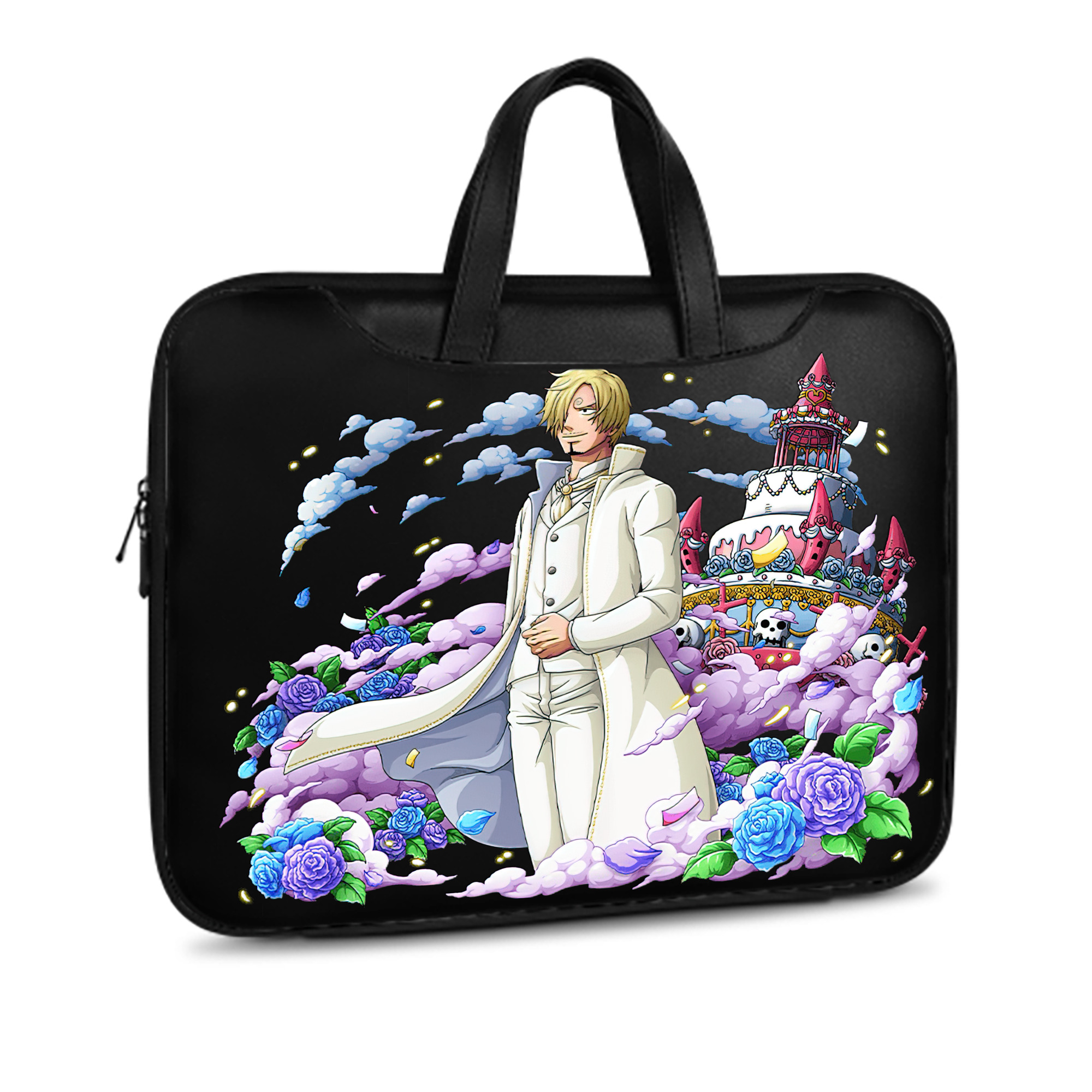 （画像用） ワンピース サンジ ONE PIECE Sanji レザーラップトップバッグ　ノートパソコンケース