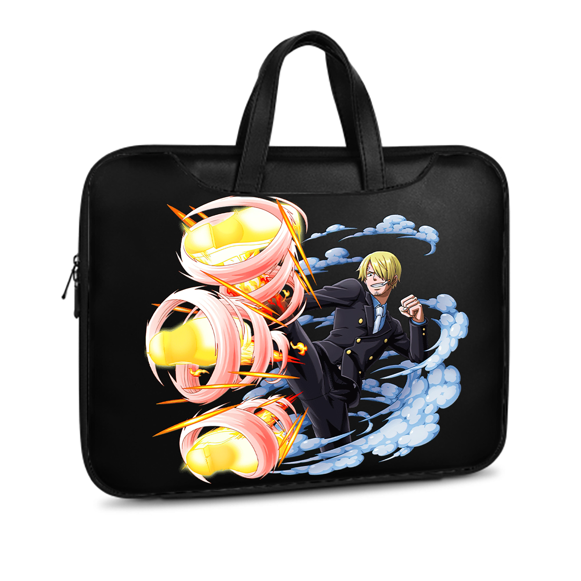 （画像用） ワンピース サンジ ONE PIECE Sanji レザーラップトップバッグ　ノートパソコンケース