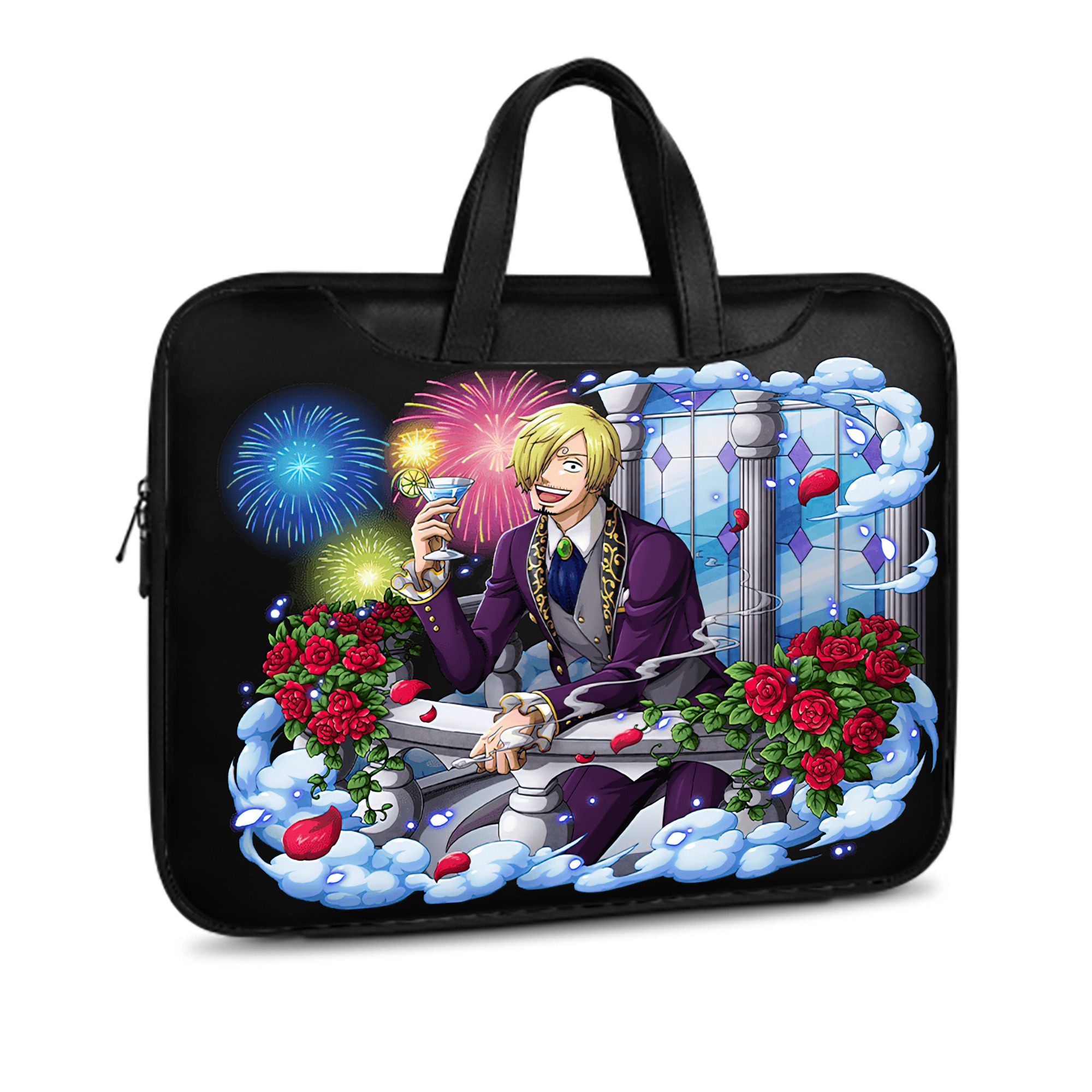 ワンピース サンジ ONE PIECE Sanji レザーラップトップバッグ　ノートパソコンケース