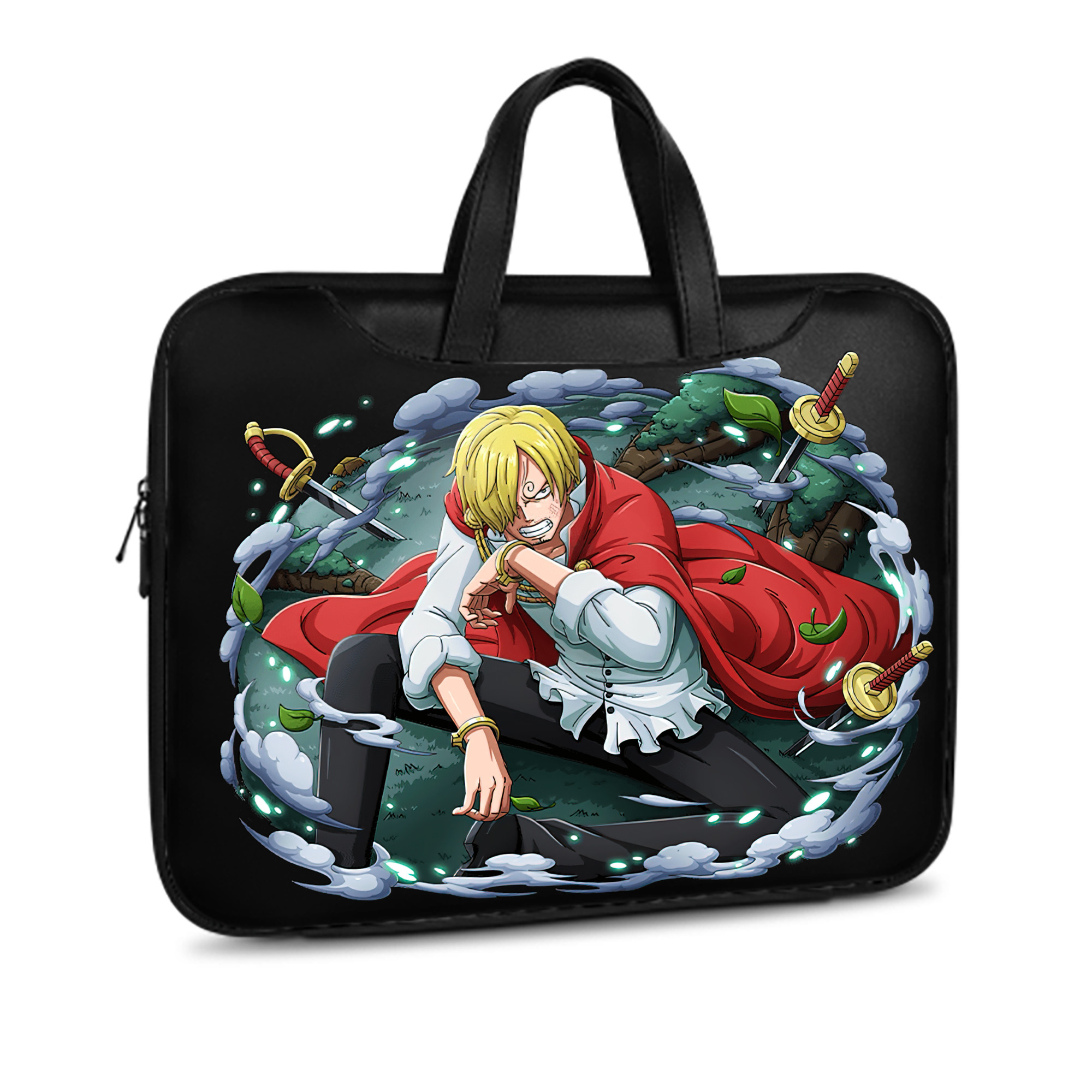 （画像用） ワンピース サンジ ONE PIECE Sanji レザーラップトップバッグ　ノートパソコンケース