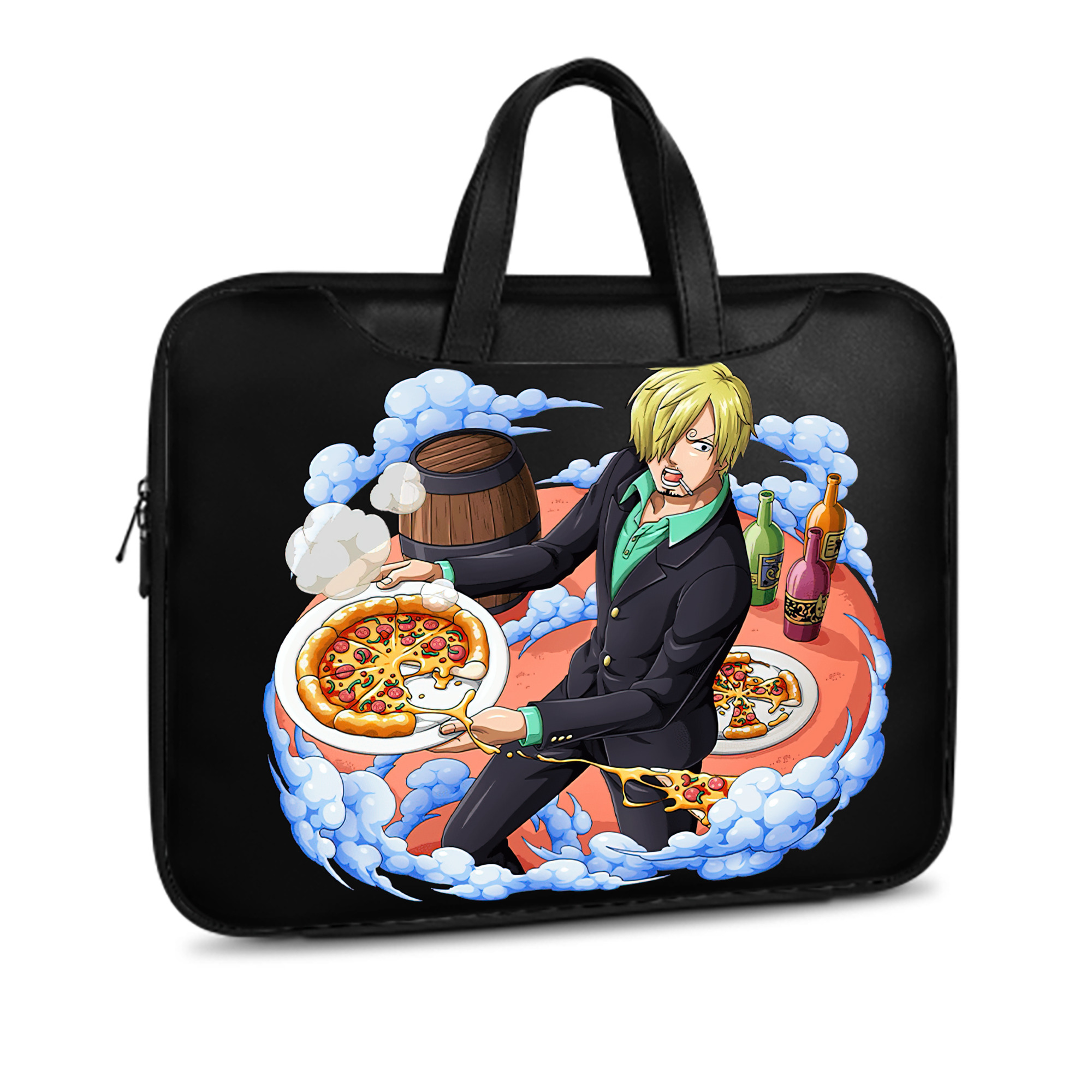 （画像用） ワンピース サンジ ONE PIECE Sanji レザーラップトップバッグ　ノートパソコンケース