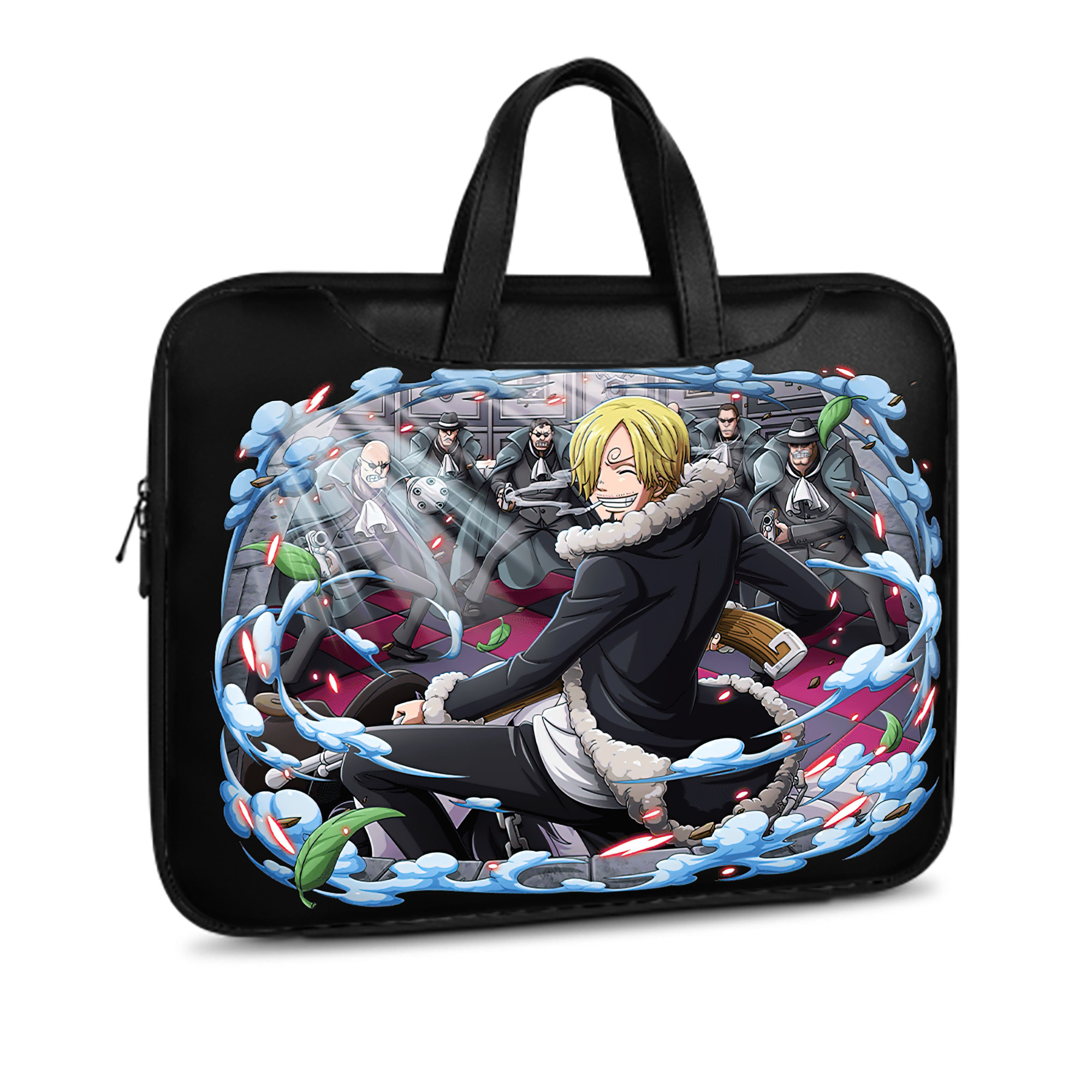 ワンピース サンジ ONE PIECE Sanji レザーラップトップバッグ　ノートパソコンケース