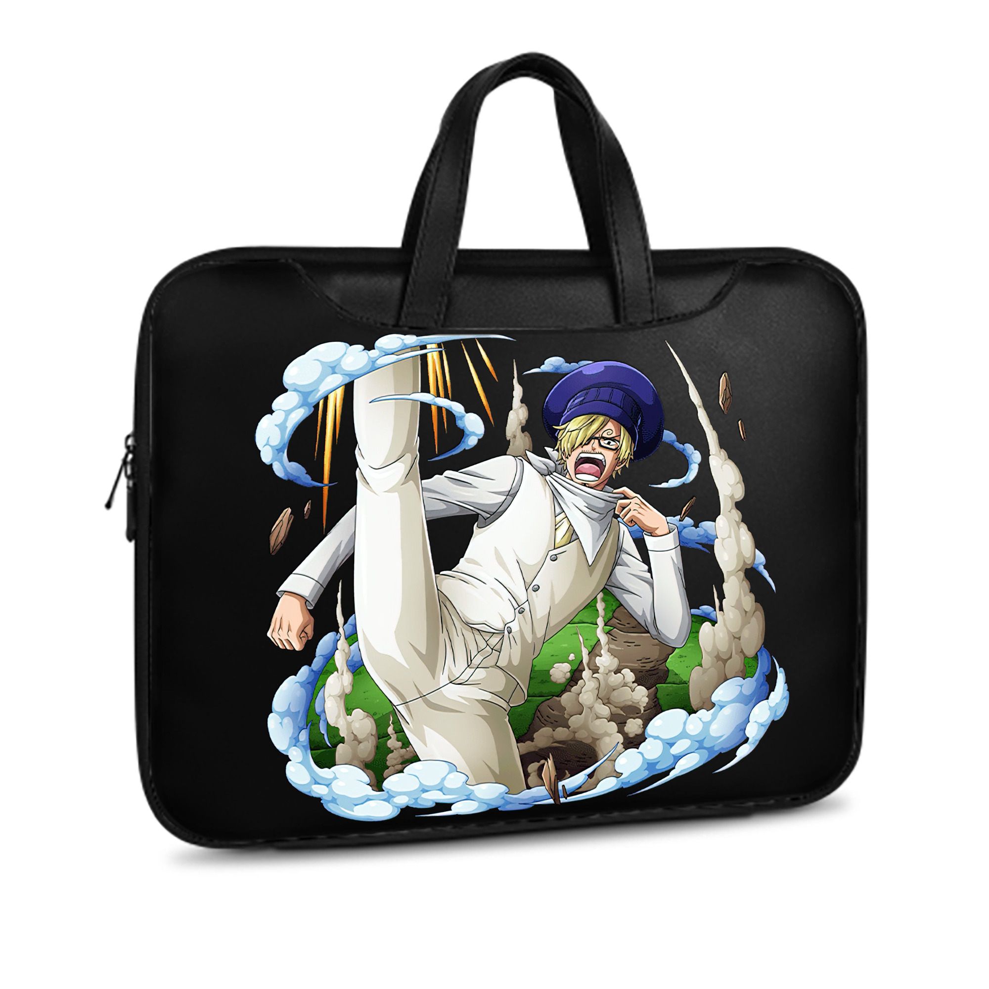 ワンピース サンジ ONE PIECE Sanji レザーラップトップバッグ　ノートパソコンケース