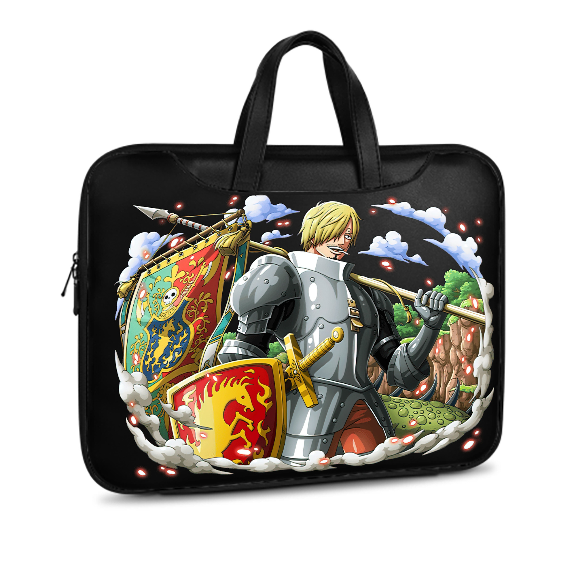 ワンピース サンジ ONE PIECE Sanji レザーラップトップバッグ　ノートパソコンケース