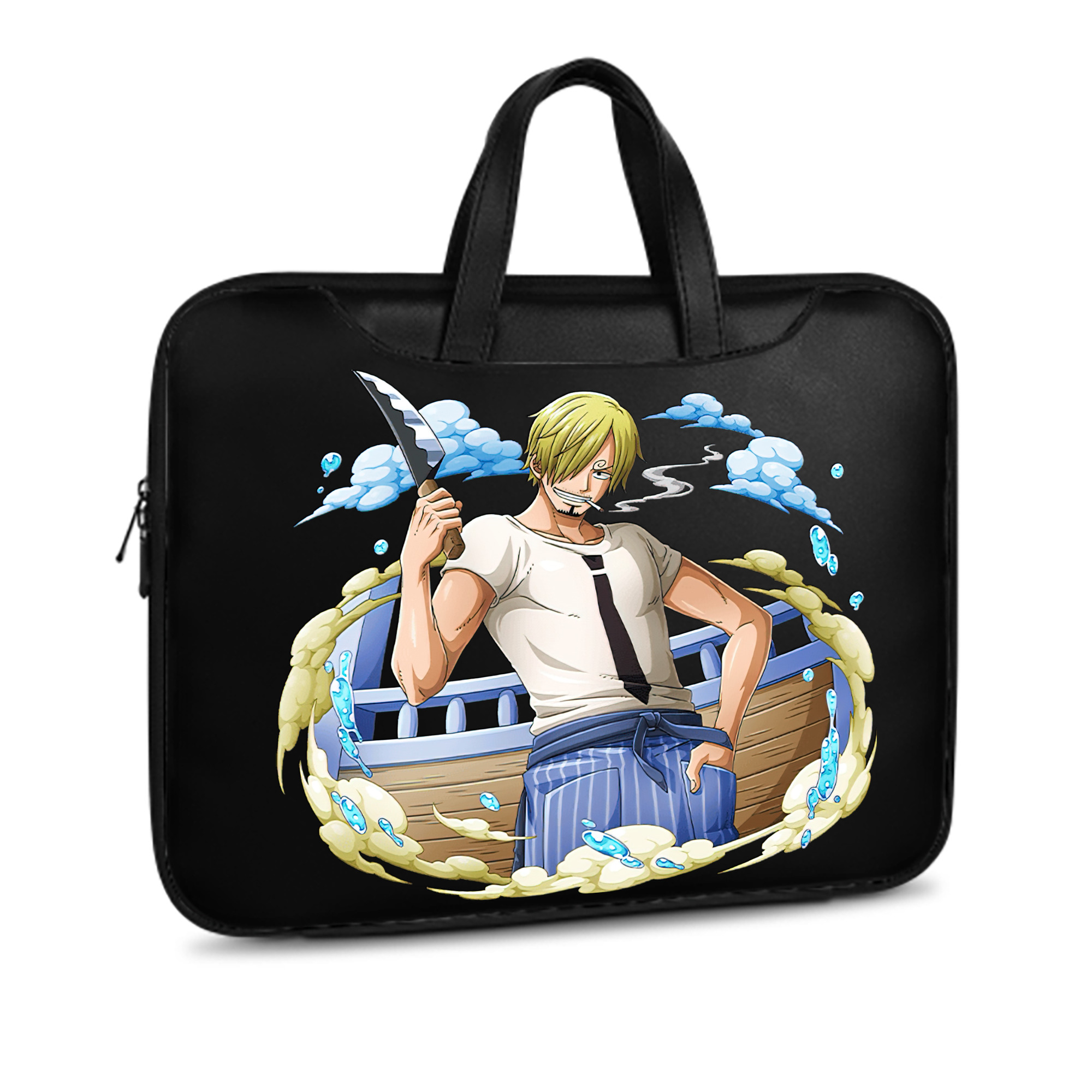 ワンピース サンジ ONE PIECE Sanji レザーラップトップバッグ　ノートパソコンケース