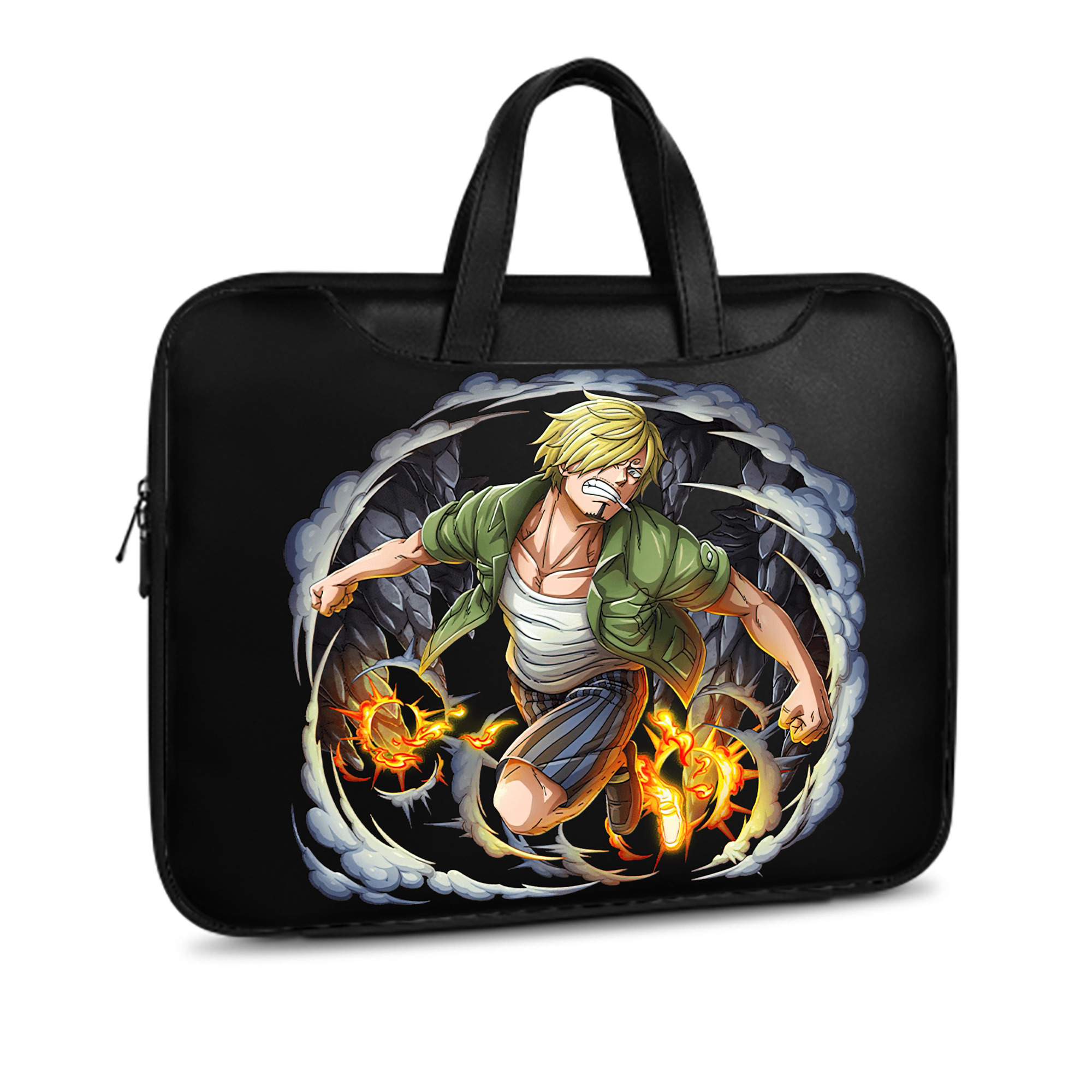 ワンピース サンジ ONE PIECE Sanji レザーラップトップバッグ　ノートパソコンケース