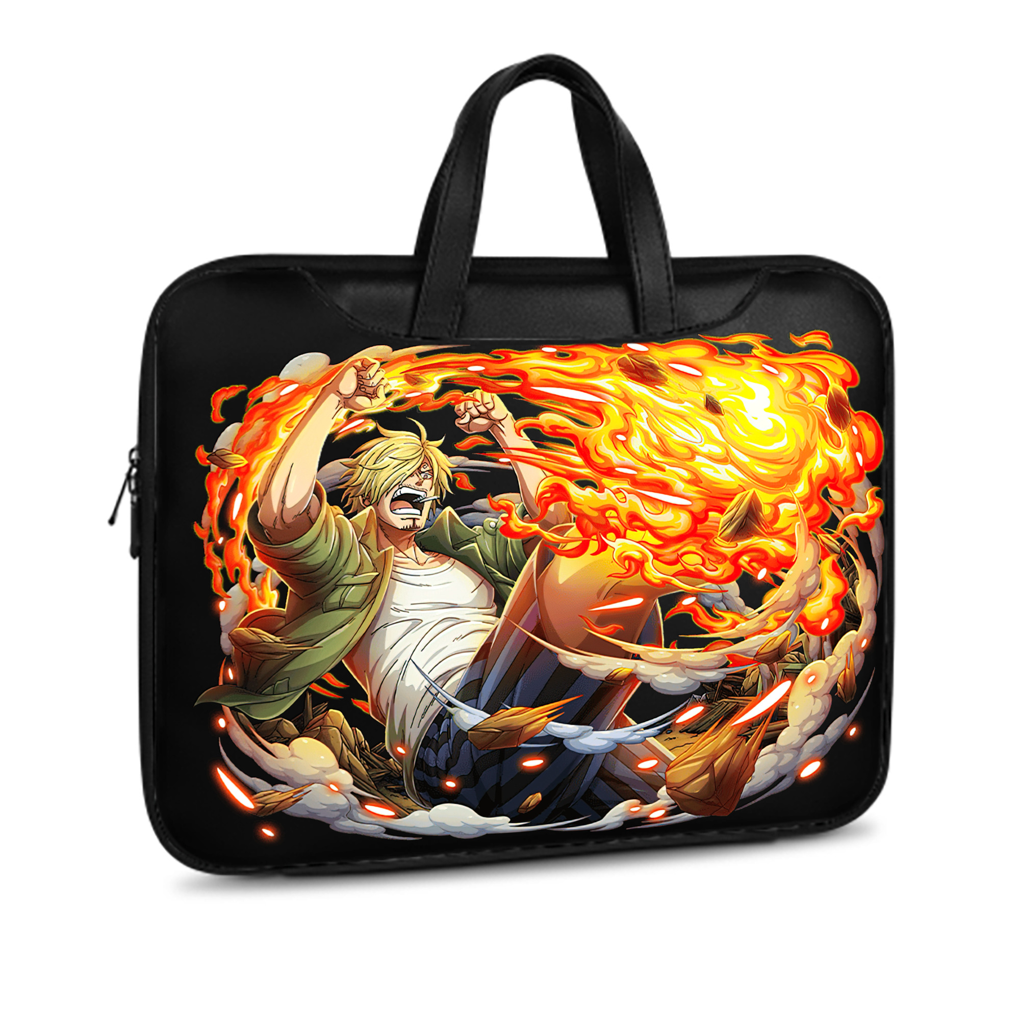ワンピース サンジ ONE PIECE Sanji レザーラップトップバッグ　ノートパソコンケース