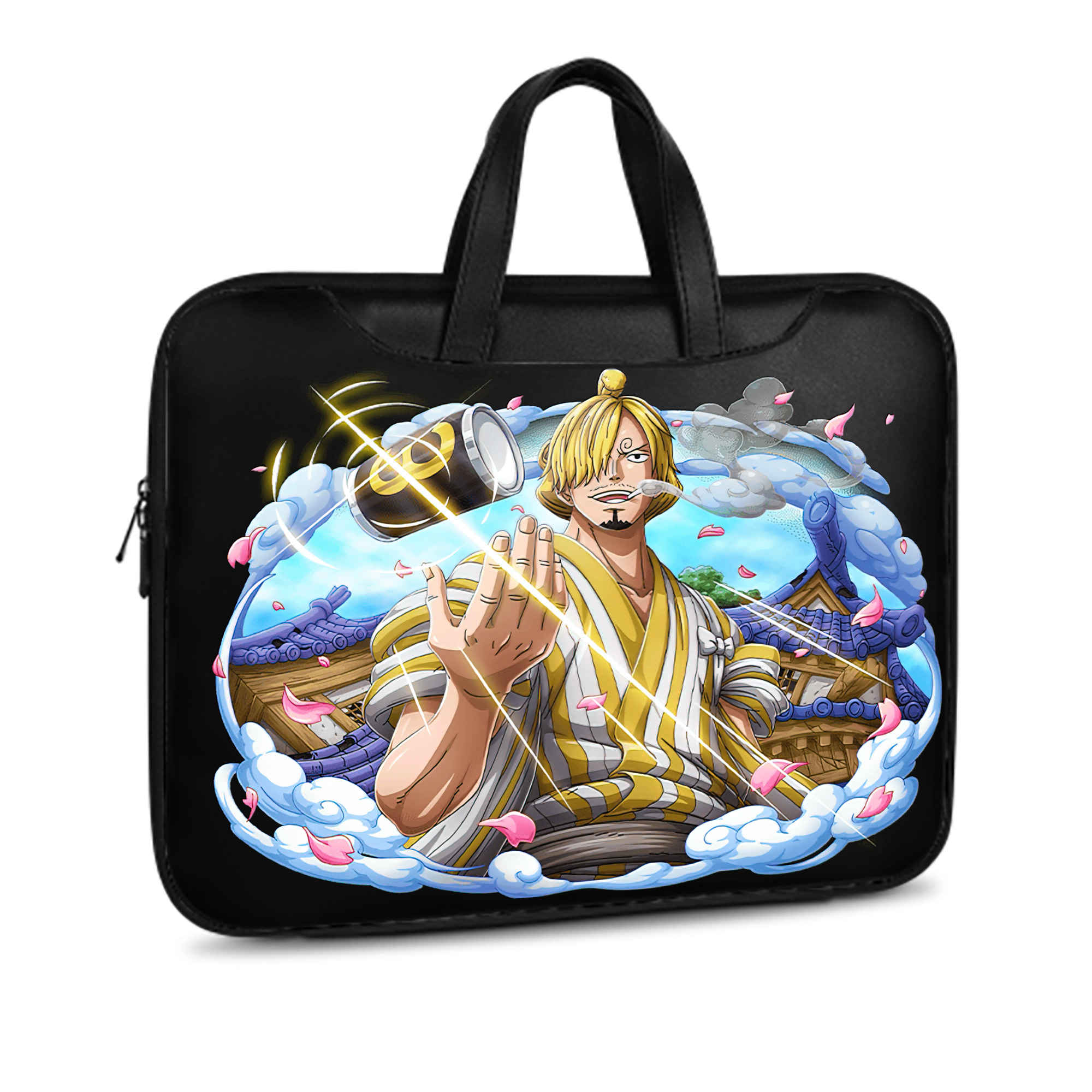 ワンピース サンジ ONE PIECE Sanji レザーラップトップバッグ　ノートパソコンケース